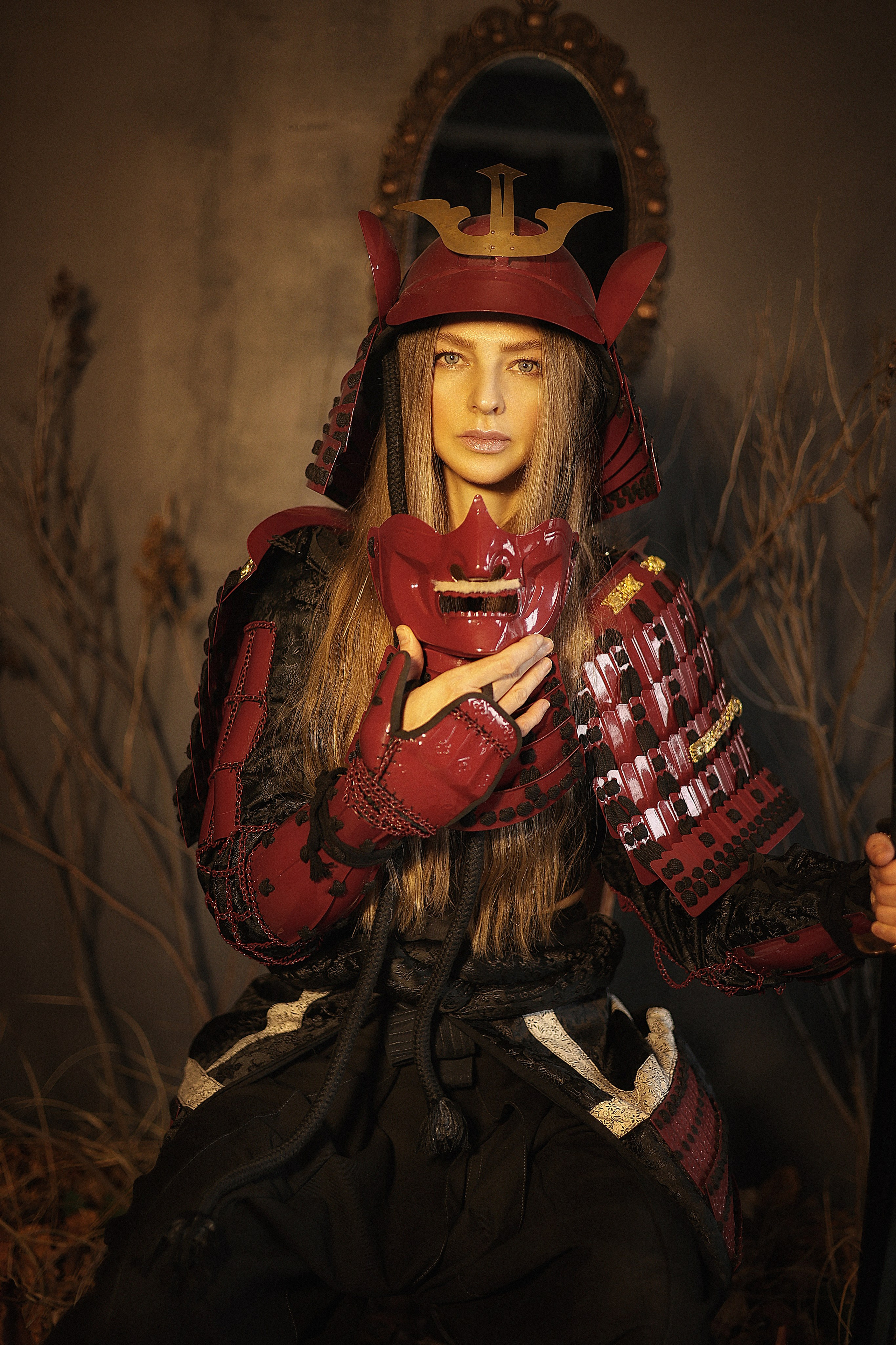 Последний самурай в самурайских доспехах с катаной. Эксклюзивный фотограф японских сказок в Екатеринбурге