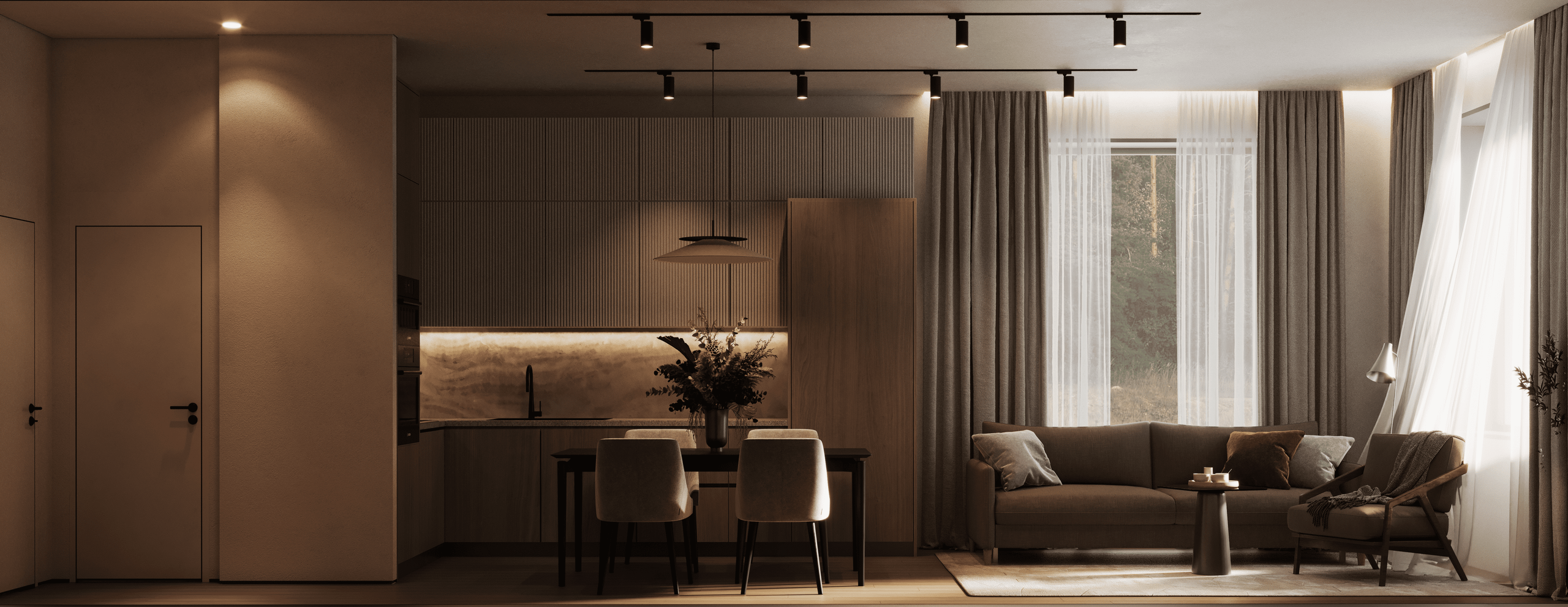 Первый этаж дома TSTRT