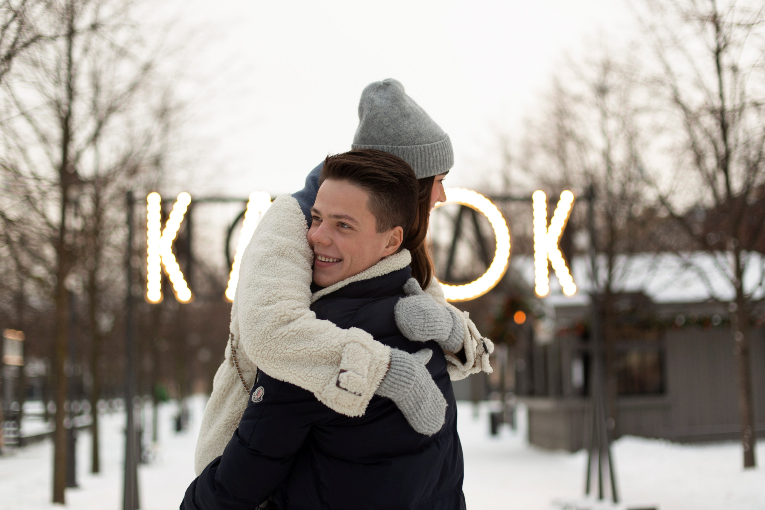 Новогоднее Love-story. Свадебный и портретный фотограф в Санкт-Петербурге Надежда Чечулина