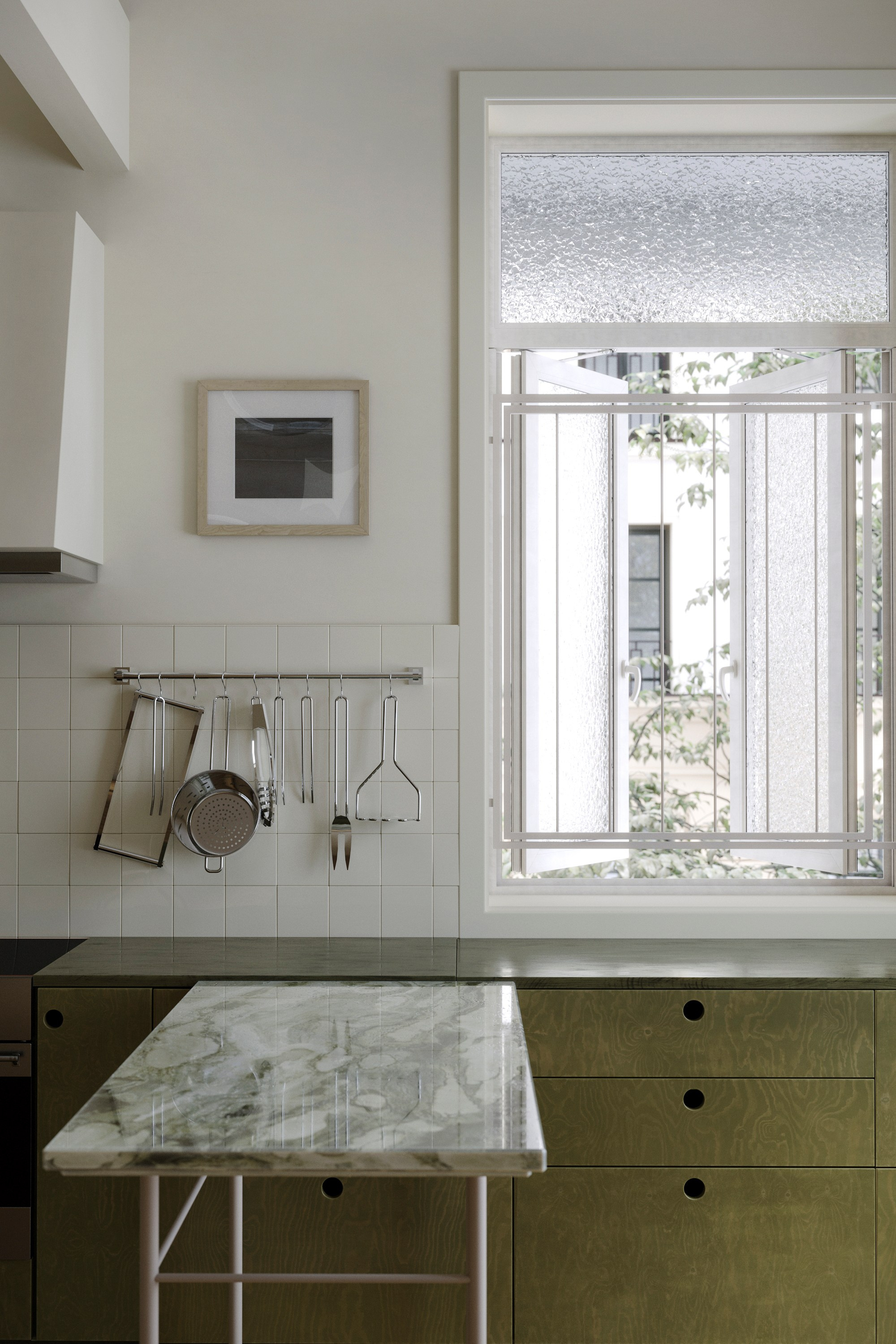 Green Kitchen. designed by zuzana_and_nicholas. Визуализации Дизайн проектов