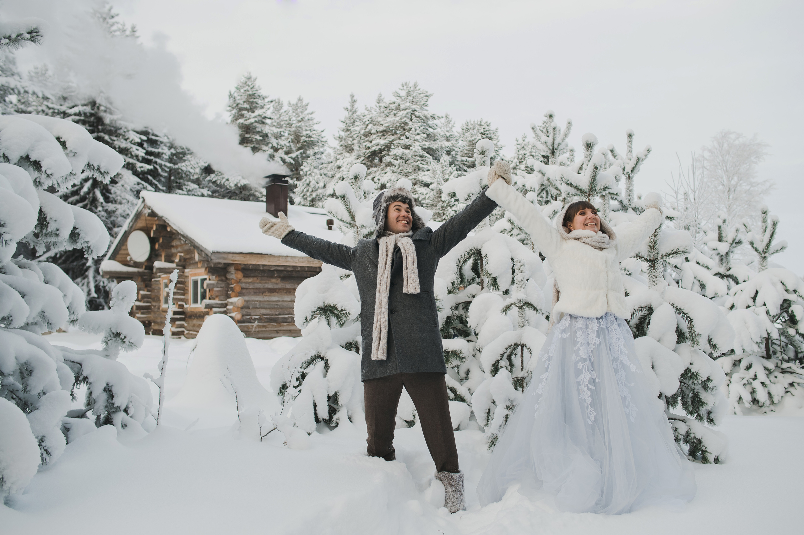 Зимняя история в Карелии. Свадебный фотограф в Петрозаводске Сергей Кокорев