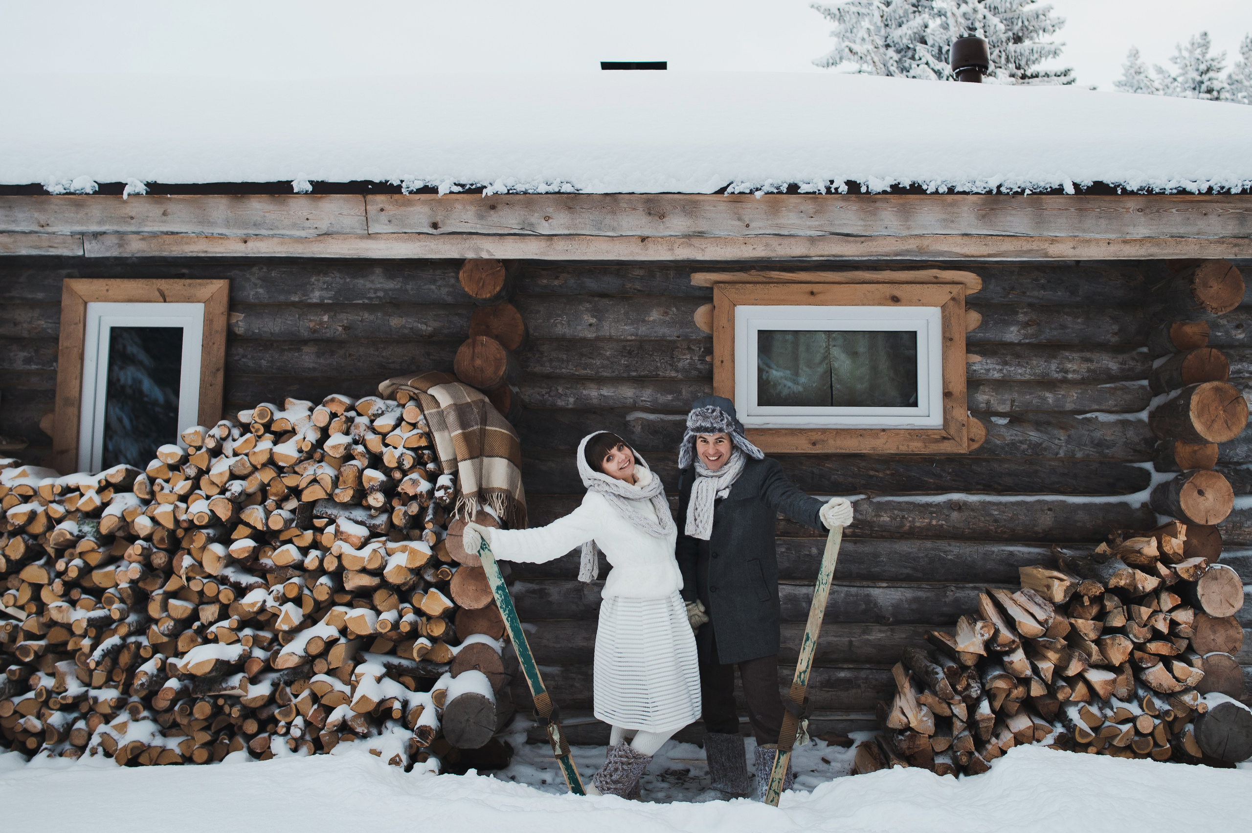 Зимняя история в Карелии. Свадебный фотограф в Петрозаводске Сергей Кокорев
