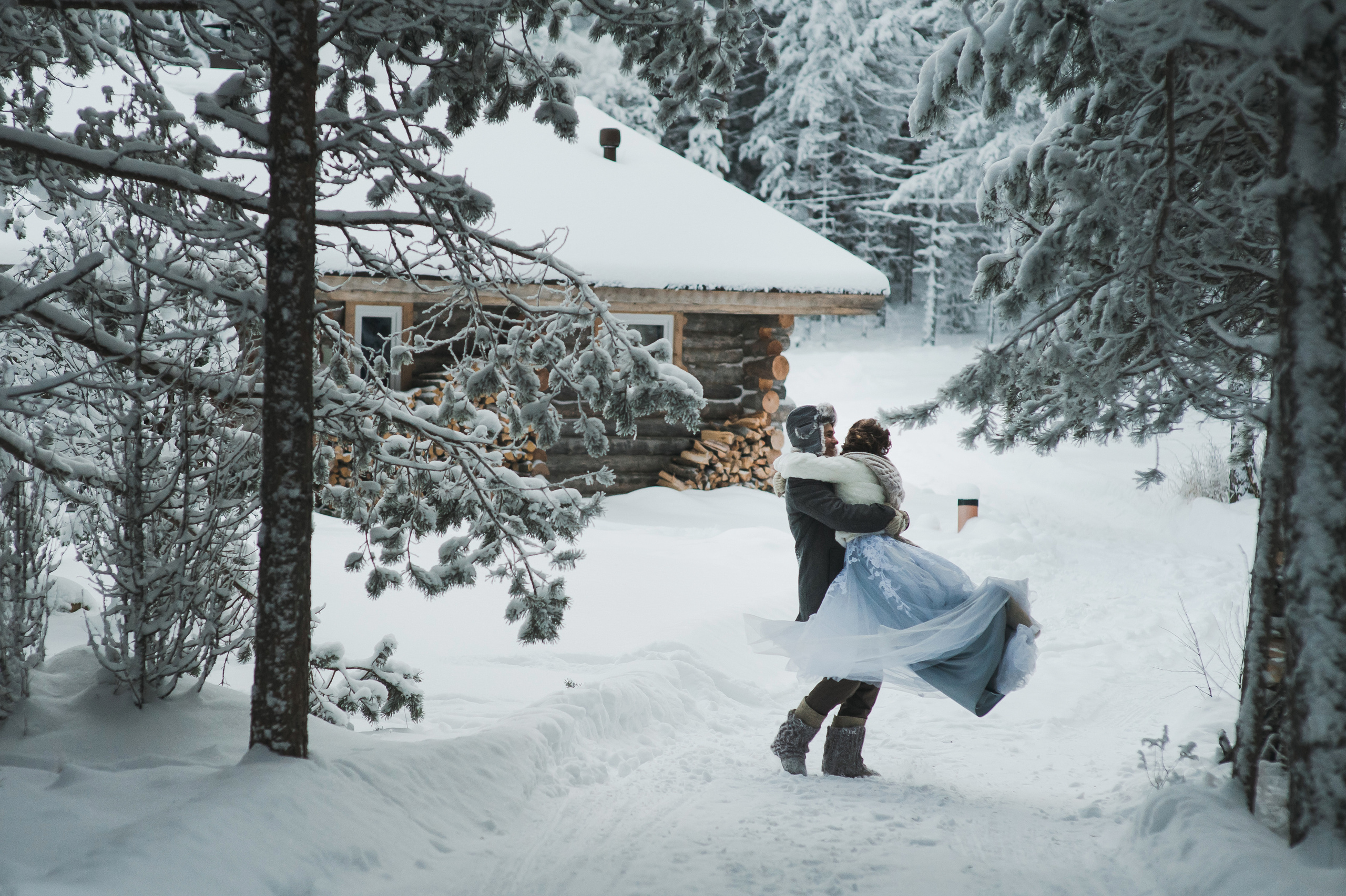 Зимняя история в Карелии. Свадебный фотограф в Петрозаводске Сергей Кокорев