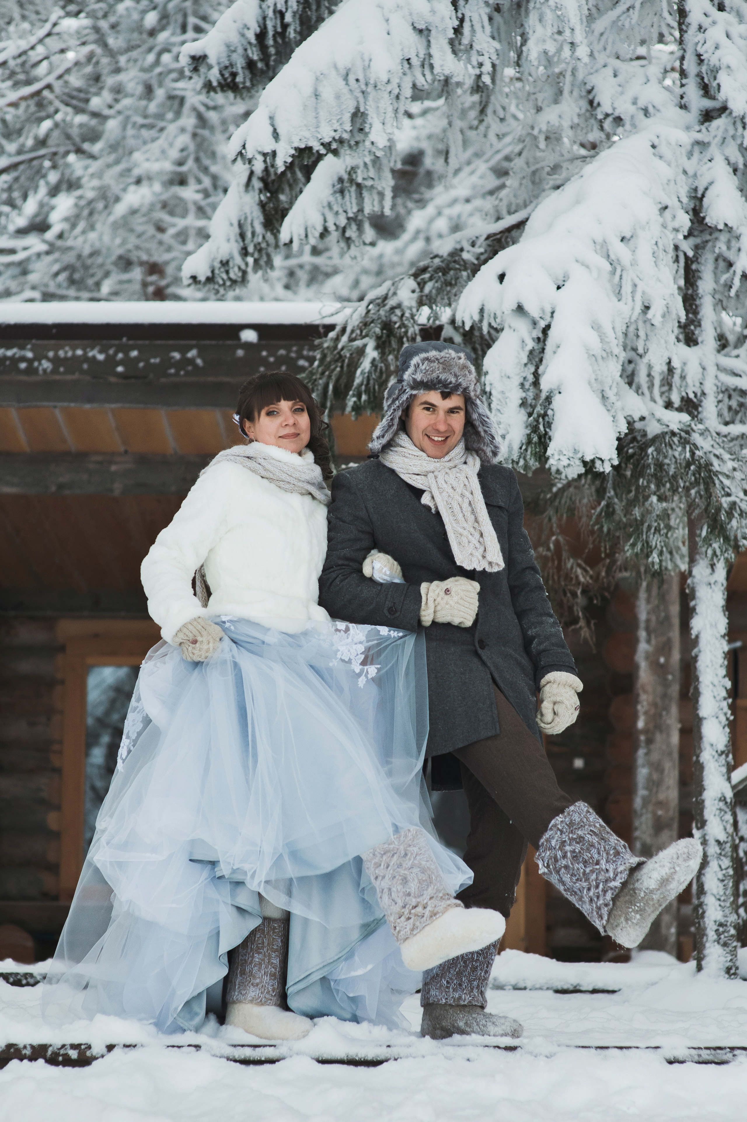 Зимняя история в Карелии. Свадебный фотограф в Петрозаводске Сергей Кокорев