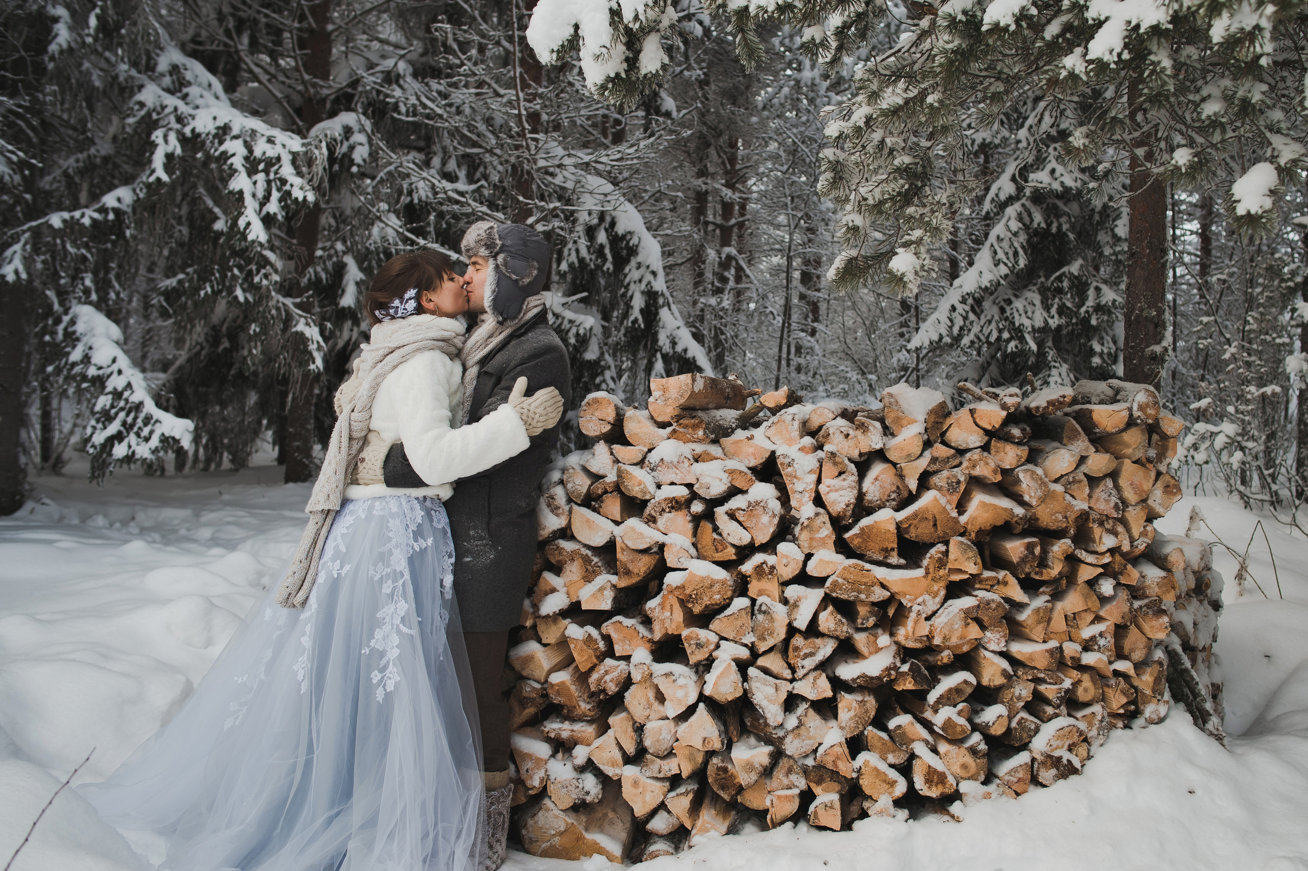 Зимняя история в Карелии. Свадебный фотограф в Петрозаводске Сергей Кокорев
