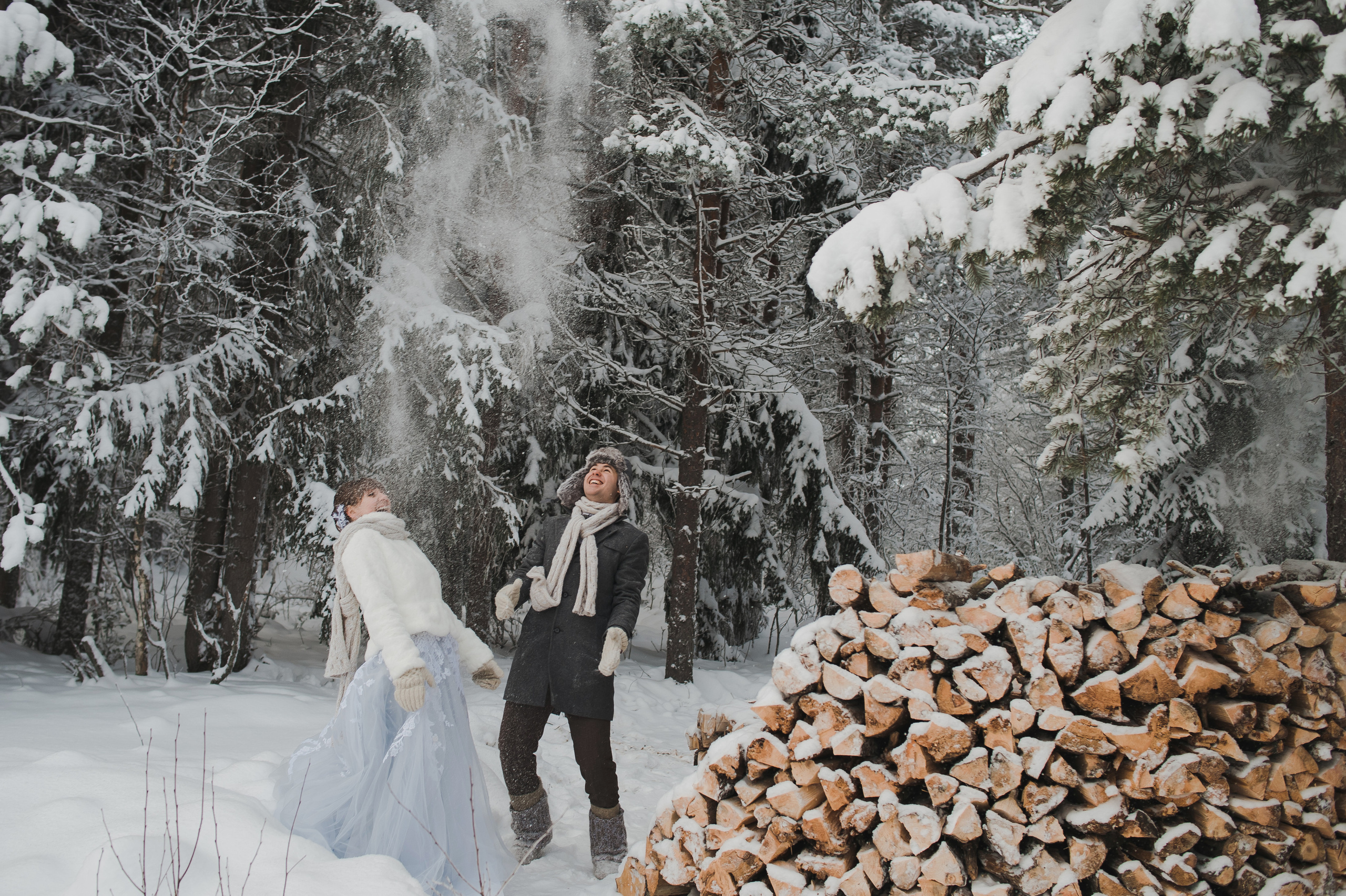 Зимняя история в Карелии. Свадебный фотограф в Петрозаводске Сергей Кокорев