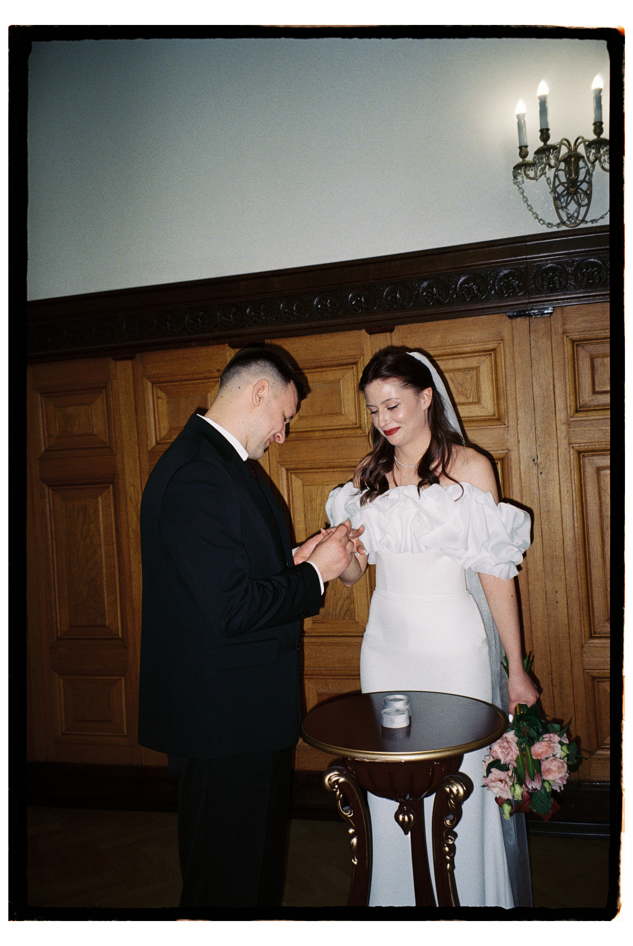 На плёнку (Оля и Денис). Фотограф в Москве — Евгения Прокопенко