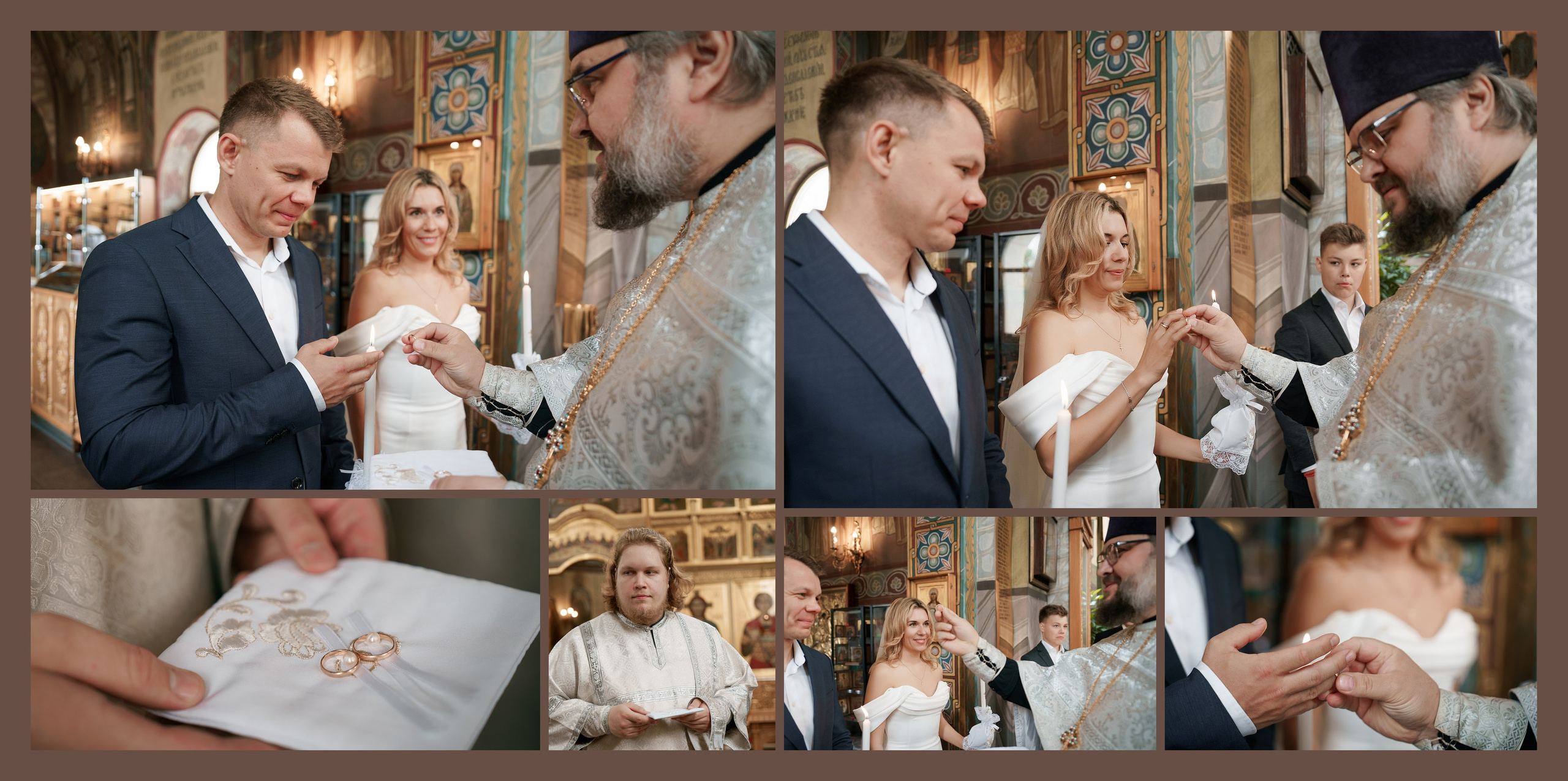 Храм Святого Великомученика Георгия Победоносца на Поклонной Горе, венчание 