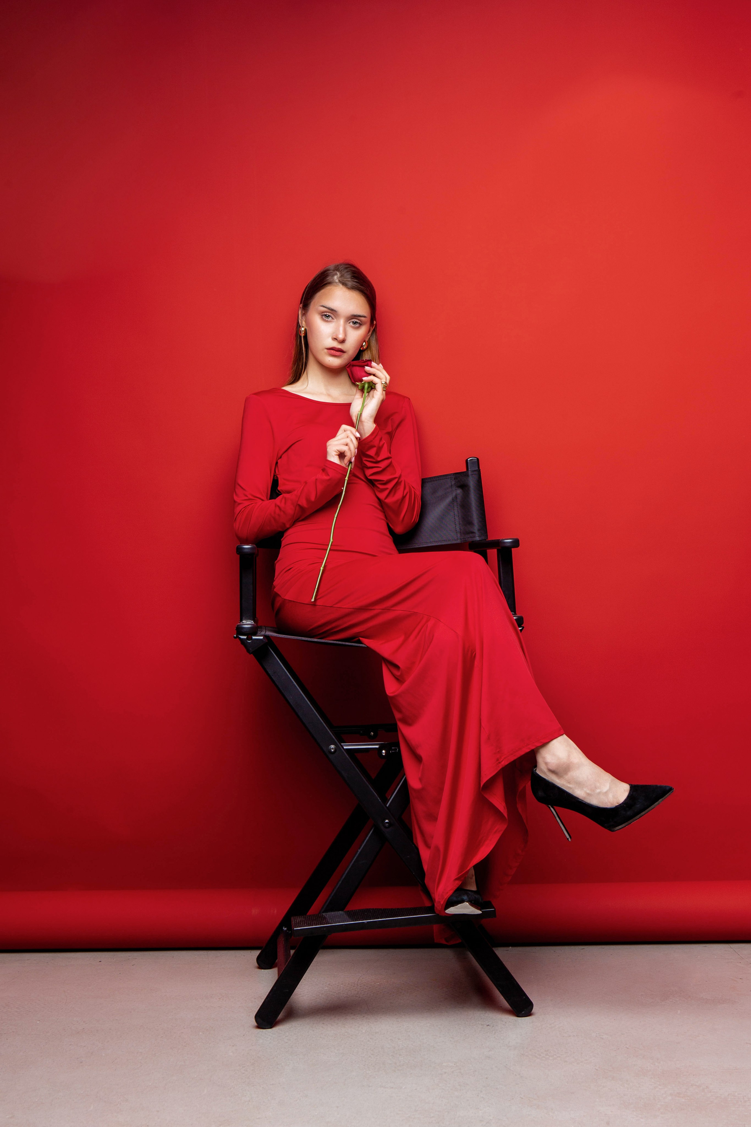 Алая роза. Фотограф Екатерина Голицына