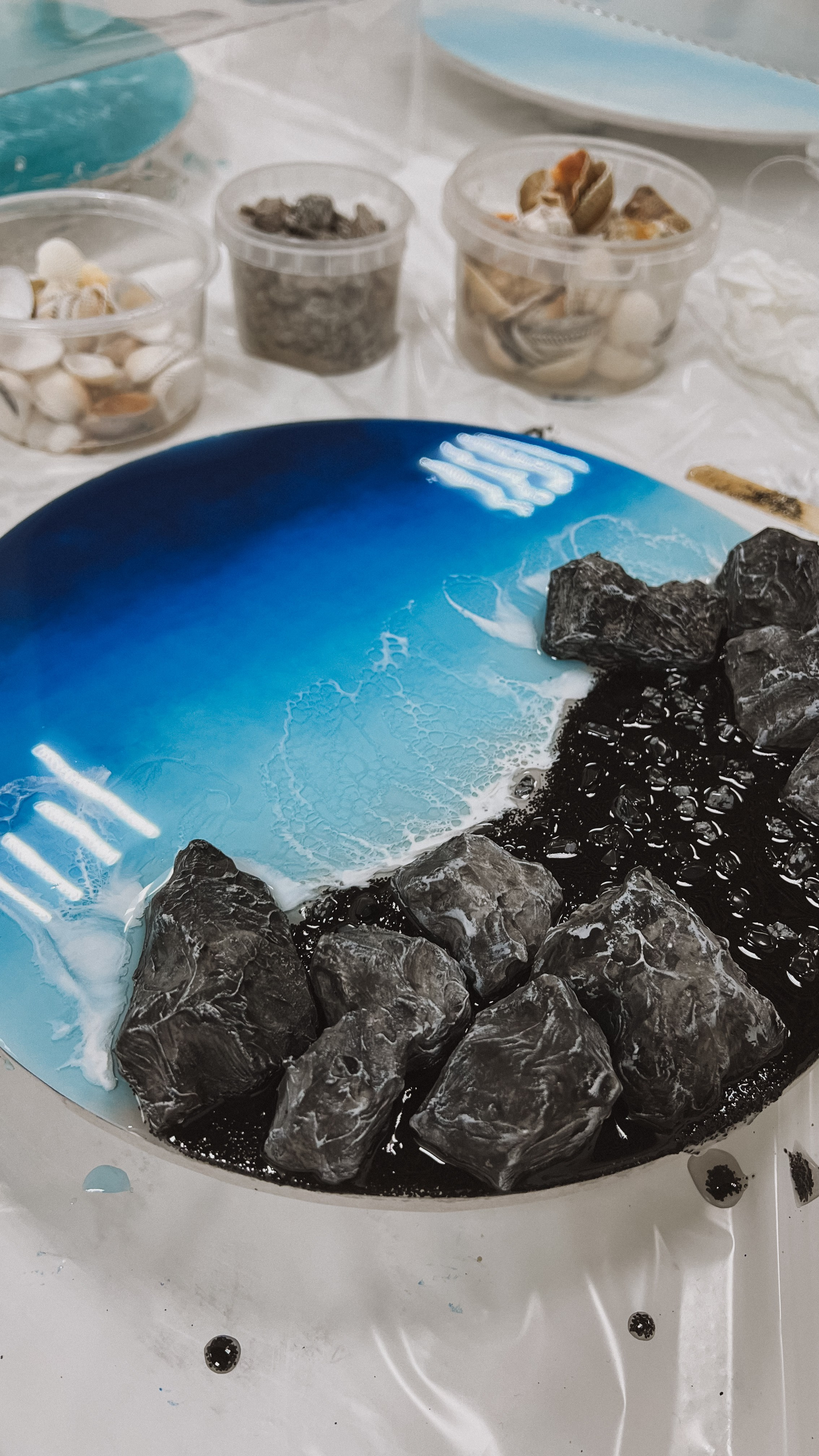 Мастер-классы. Seatales — эпоксидная смола и спиртовые чернила