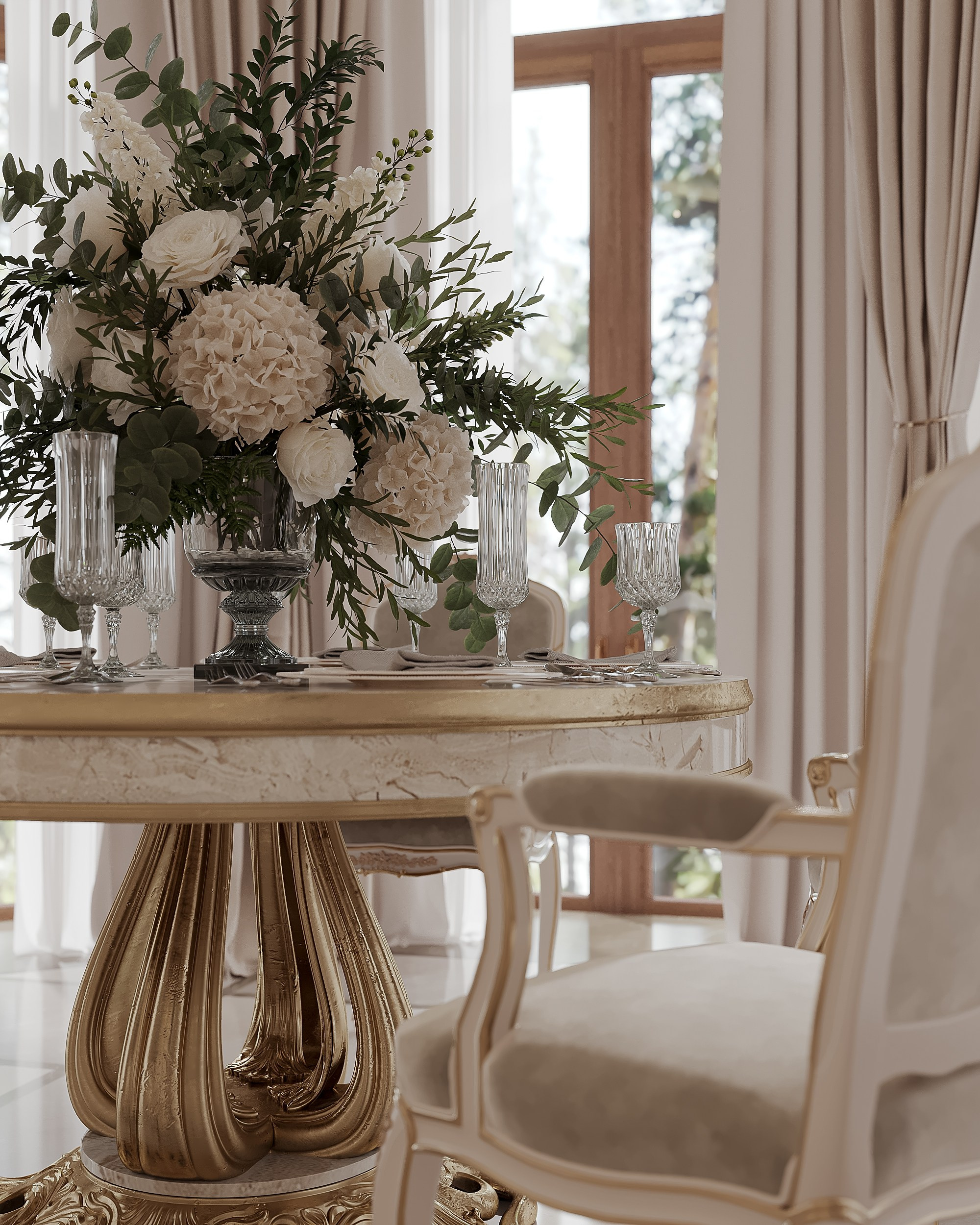 Классика 370 м². 3Д-Визуализация Наталья Макогонова