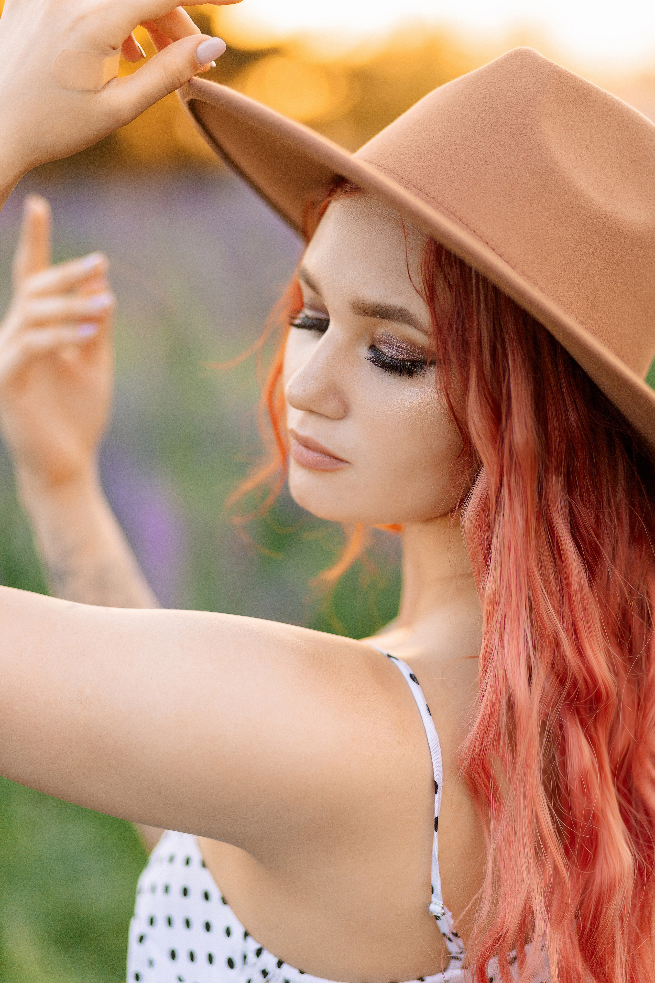 Люпиновая Фотосессия на закате. Профессиональный фотограф в Ижевске Леша Петров