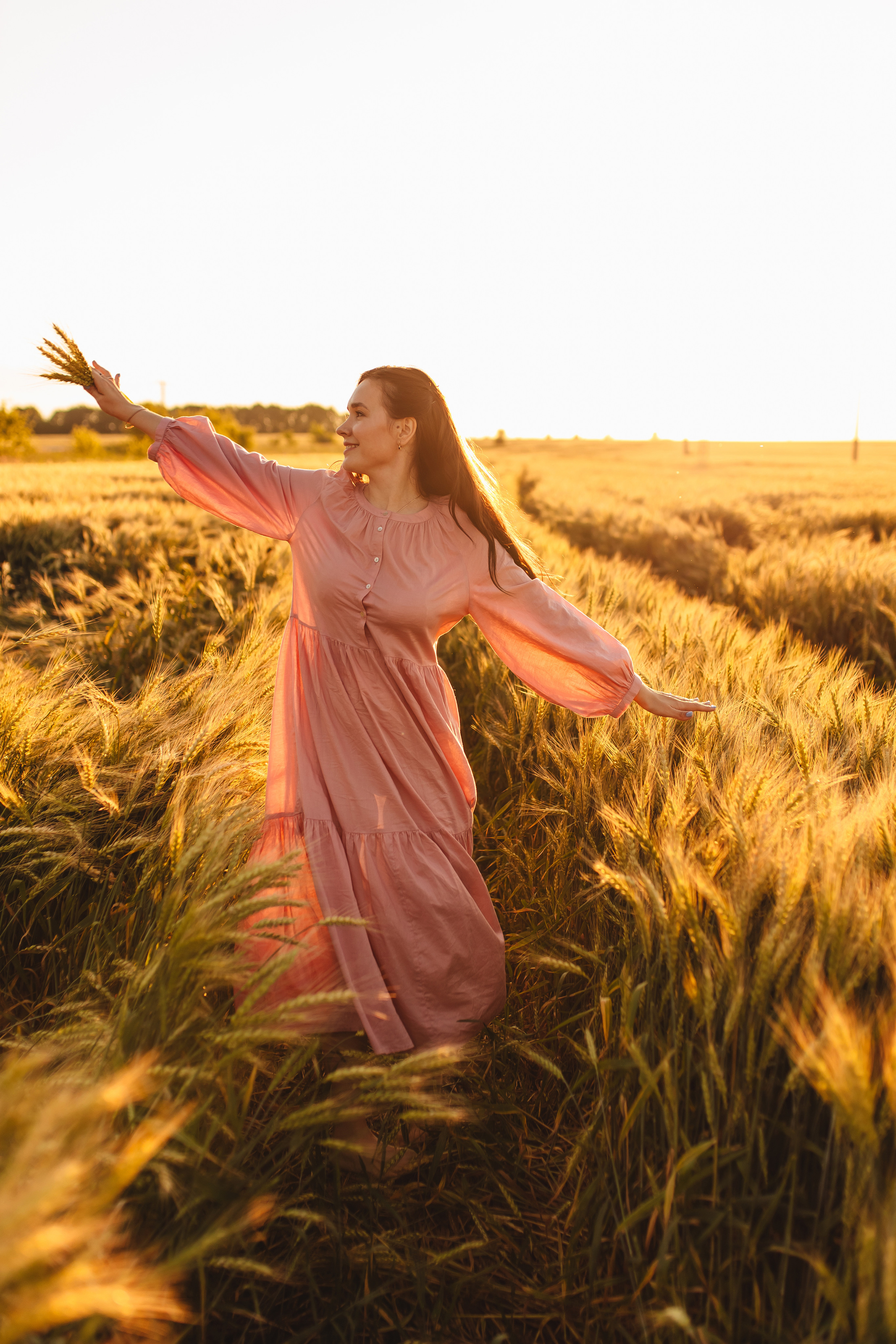 Закатное поле. Свадебный и семейный фотограф в Туле и области Маша Костина
