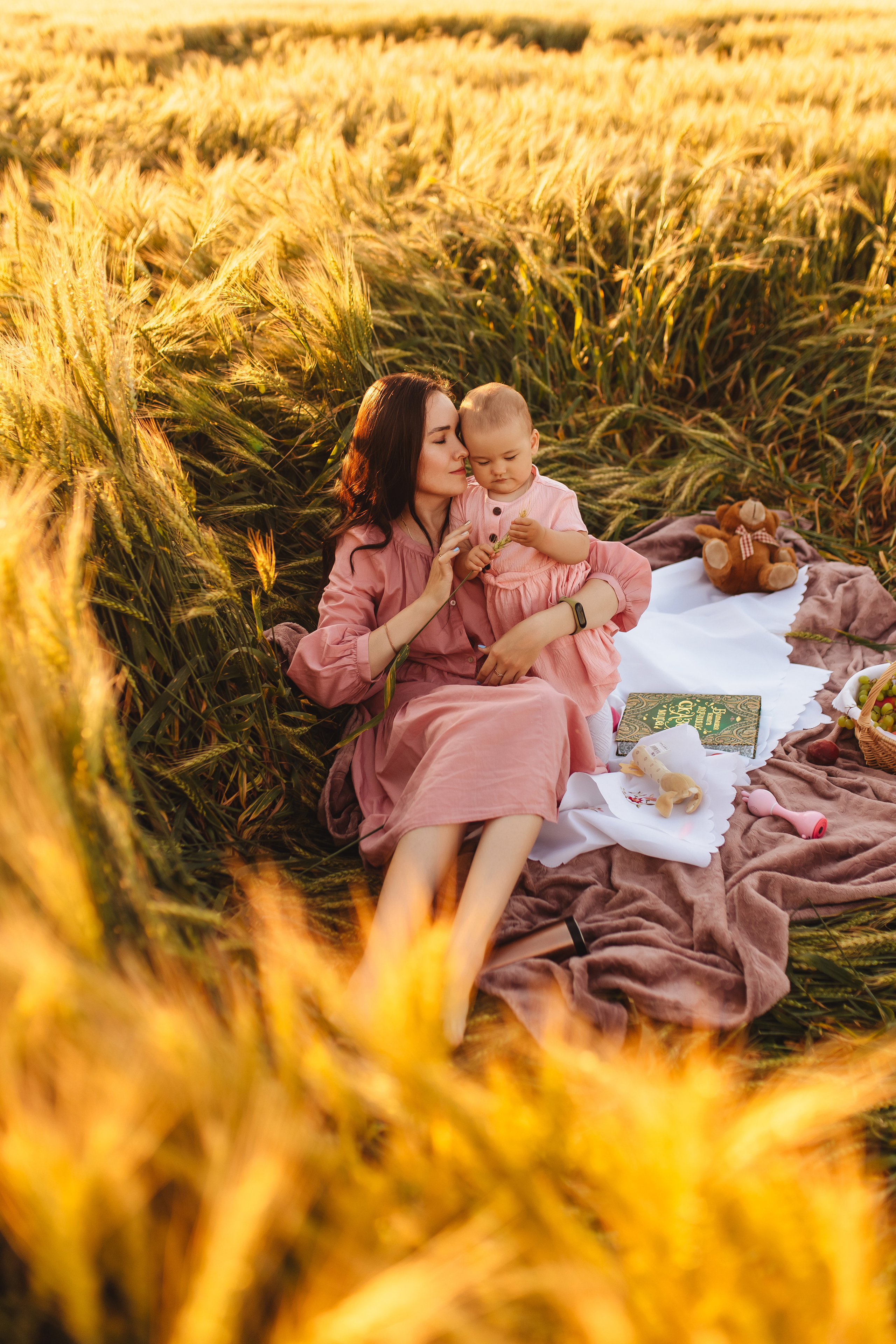 Закатное поле. Свадебный и семейный фотограф в Туле и области Маша Костина