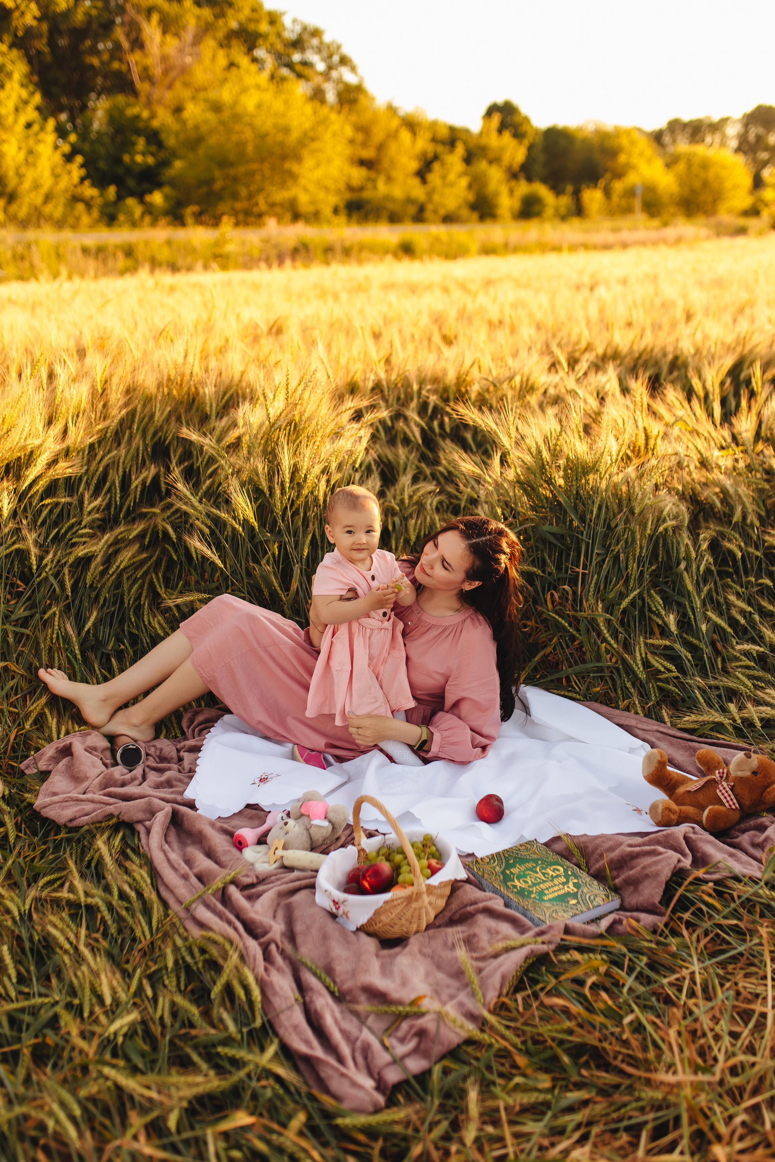 Закатное поле. Свадебный и семейный фотограф в Туле и области Маша Костина