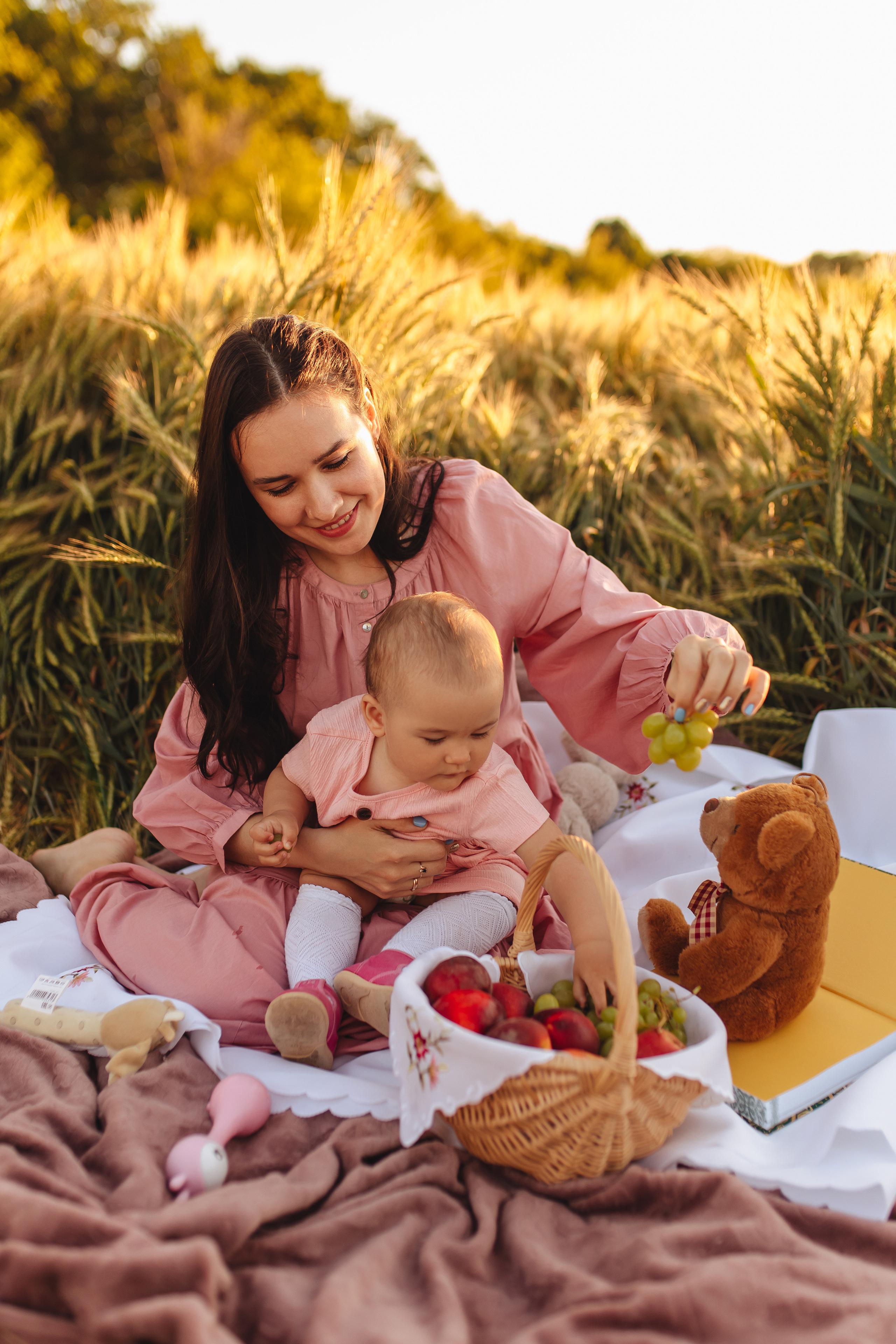 Закатное поле. Свадебный и семейный фотограф в Туле и области Маша Костина