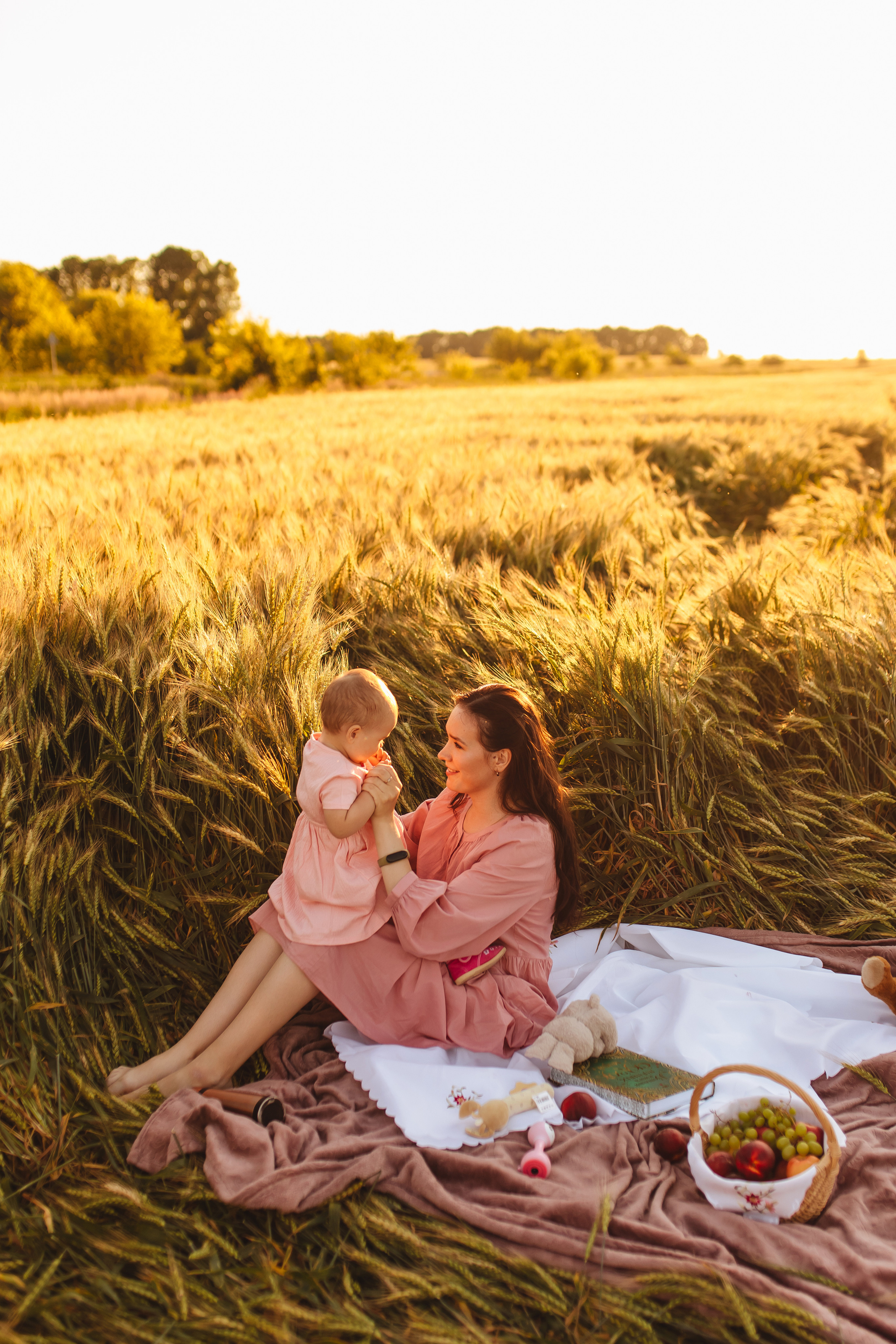 Закатное поле. Свадебный и семейный фотограф в Туле и области Маша Костина