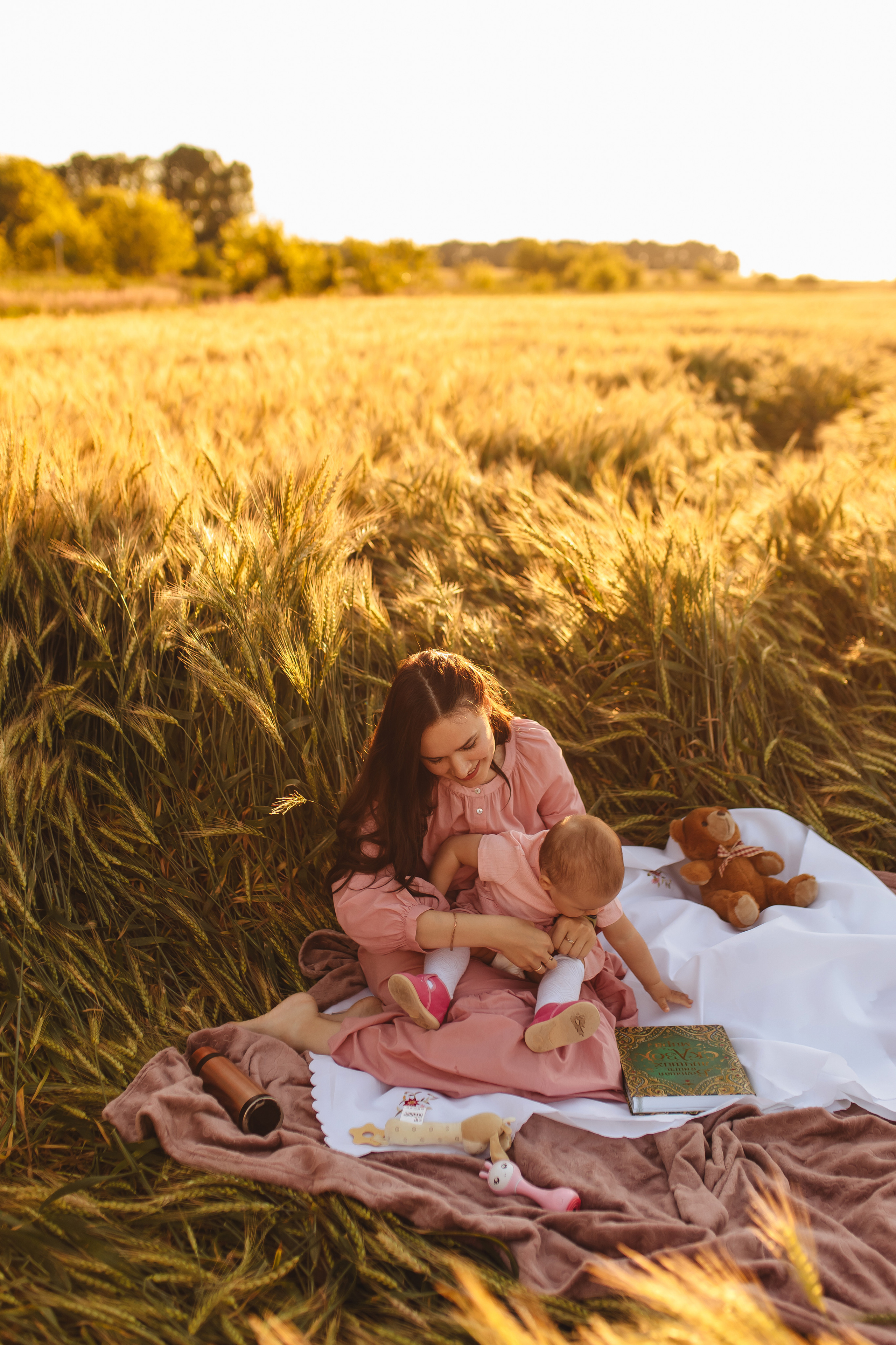 Закатное поле. Свадебный и семейный фотограф в Туле и области Маша Костина