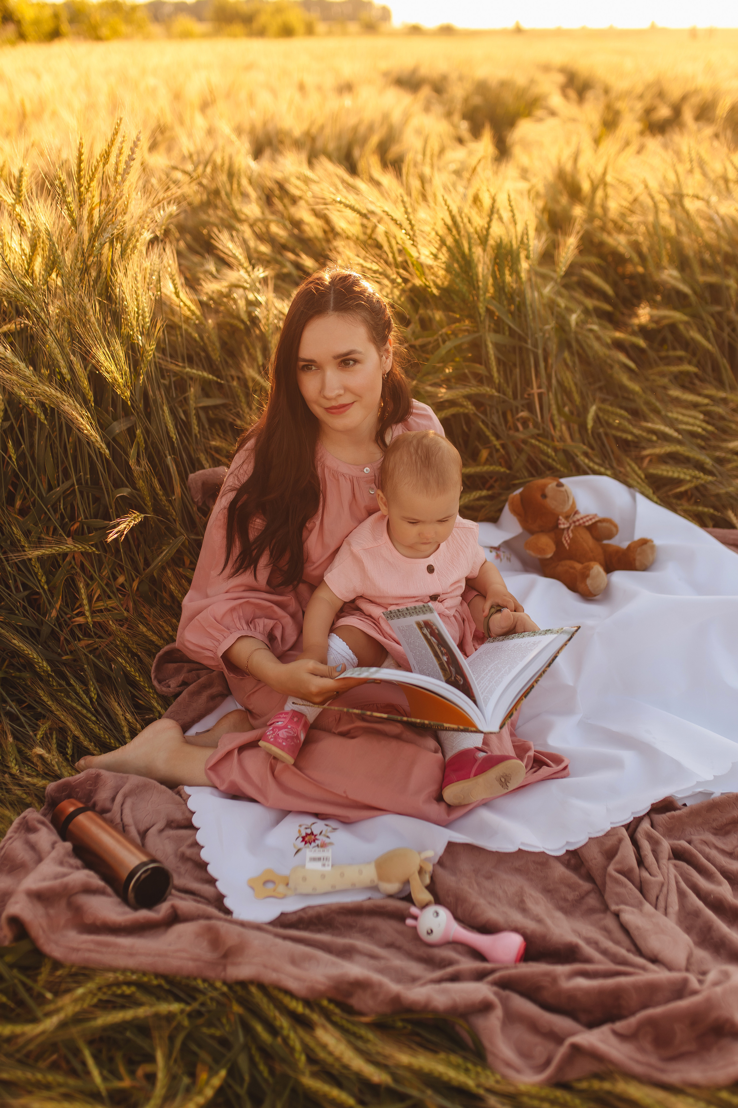 Закатное поле. Свадебный и семейный фотограф в Туле и области Маша Костина
