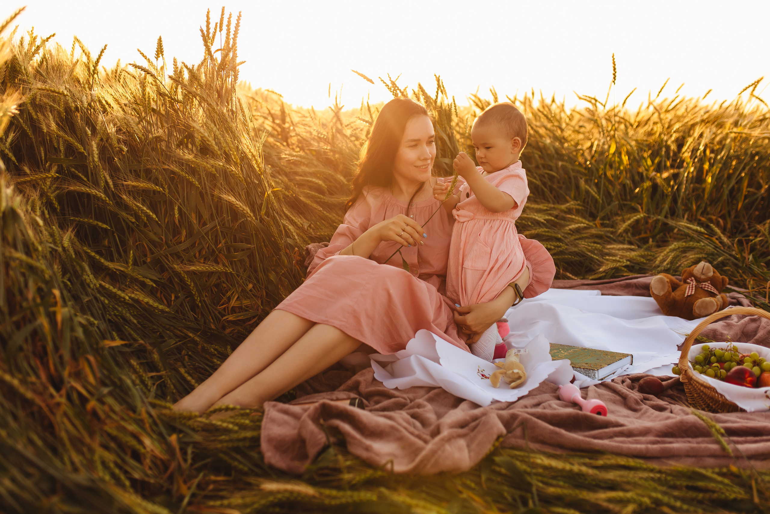 Закатное поле. Свадебный и семейный фотограф в Туле и области Маша Костина