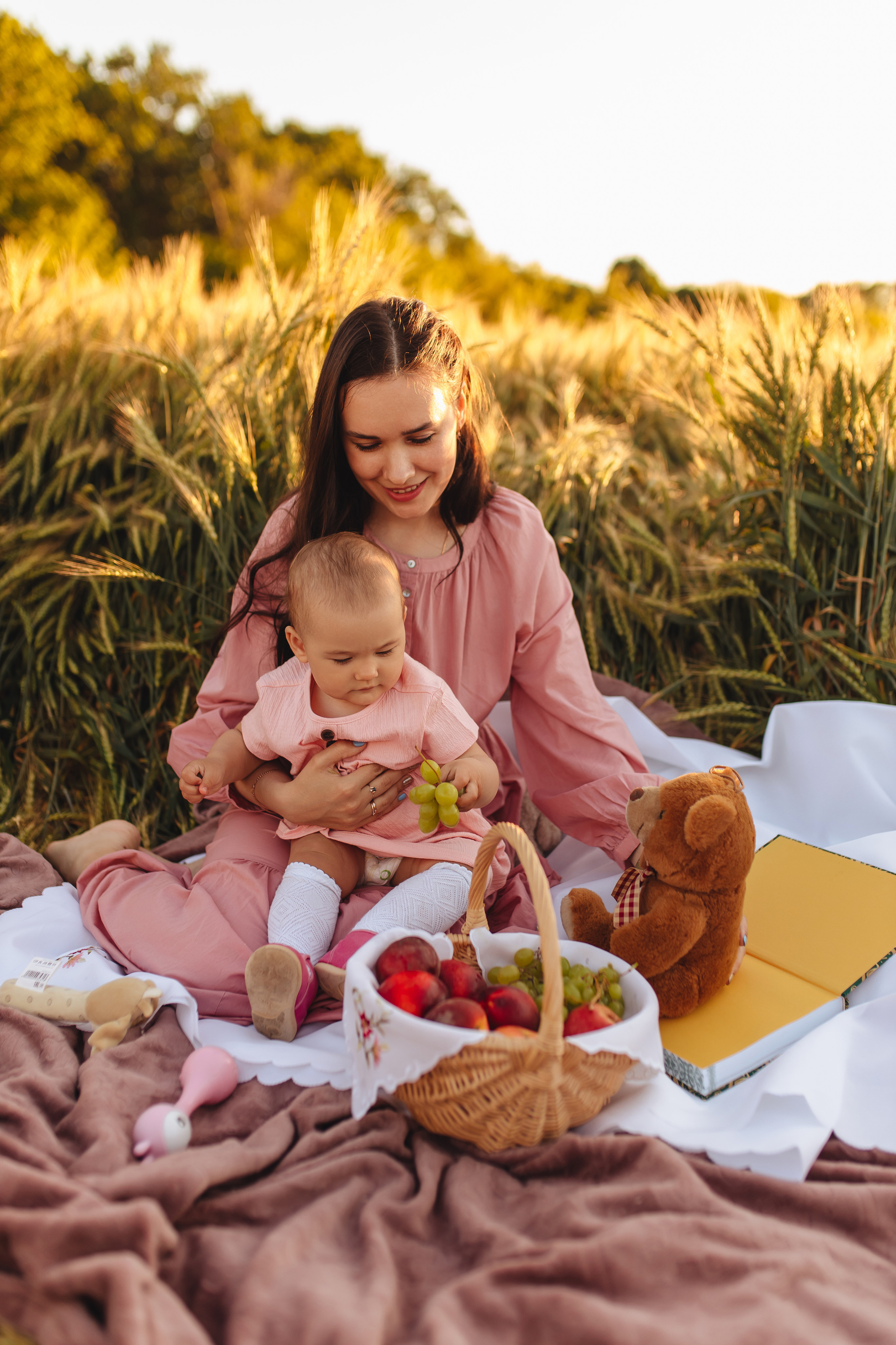 Закатное поле. Свадебный и семейный фотограф в Туле и области Маша Костина