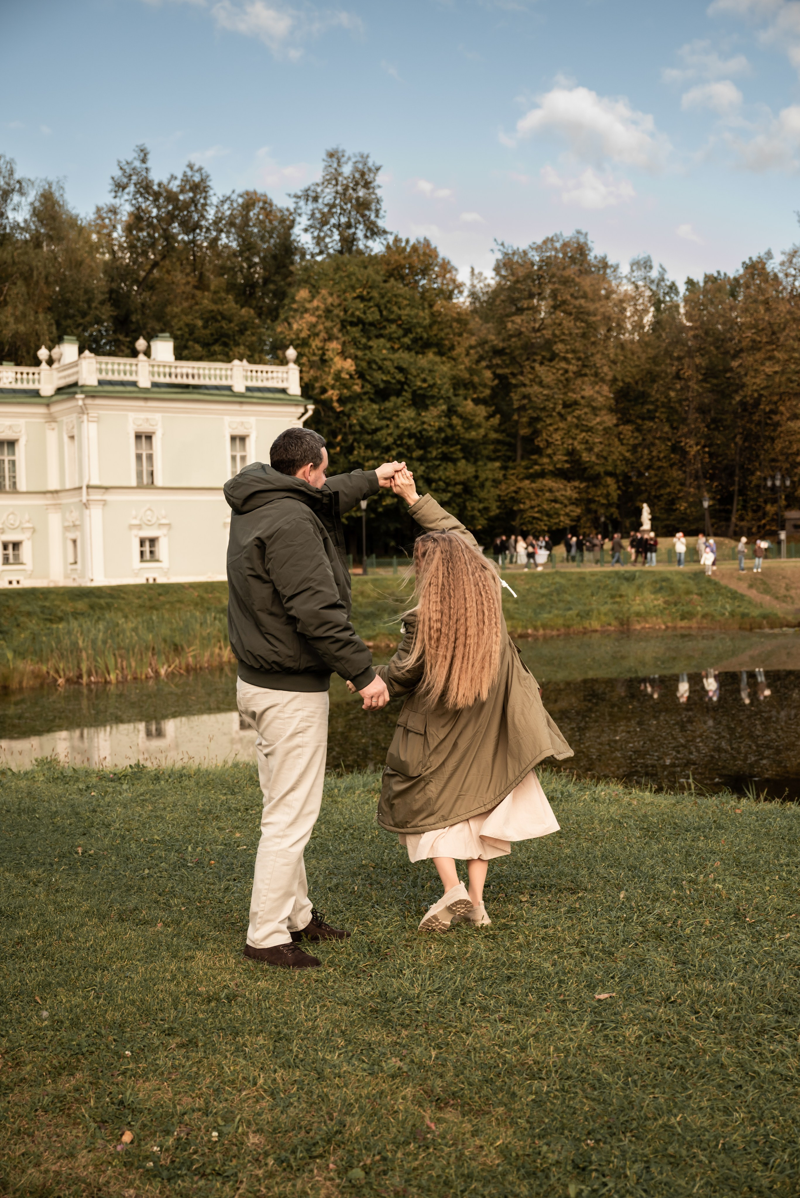 Осенняя Love story в Кусково. Фотограф Ксения Огородова портфолио