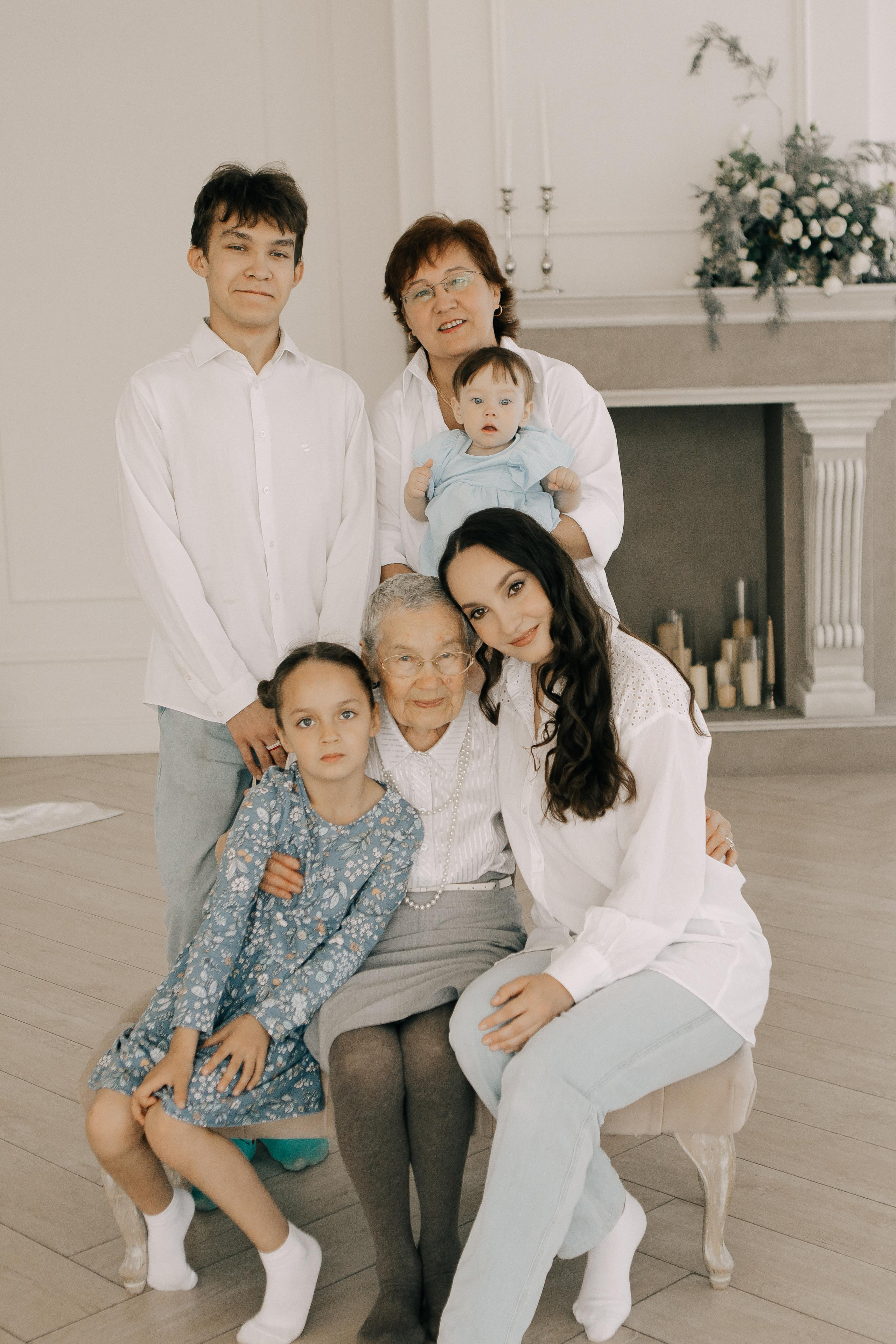 Большая семья на фотосесии. СВАДЕБНЫЙ ФОТОГРАФ ЧЕЛЯБИНСК