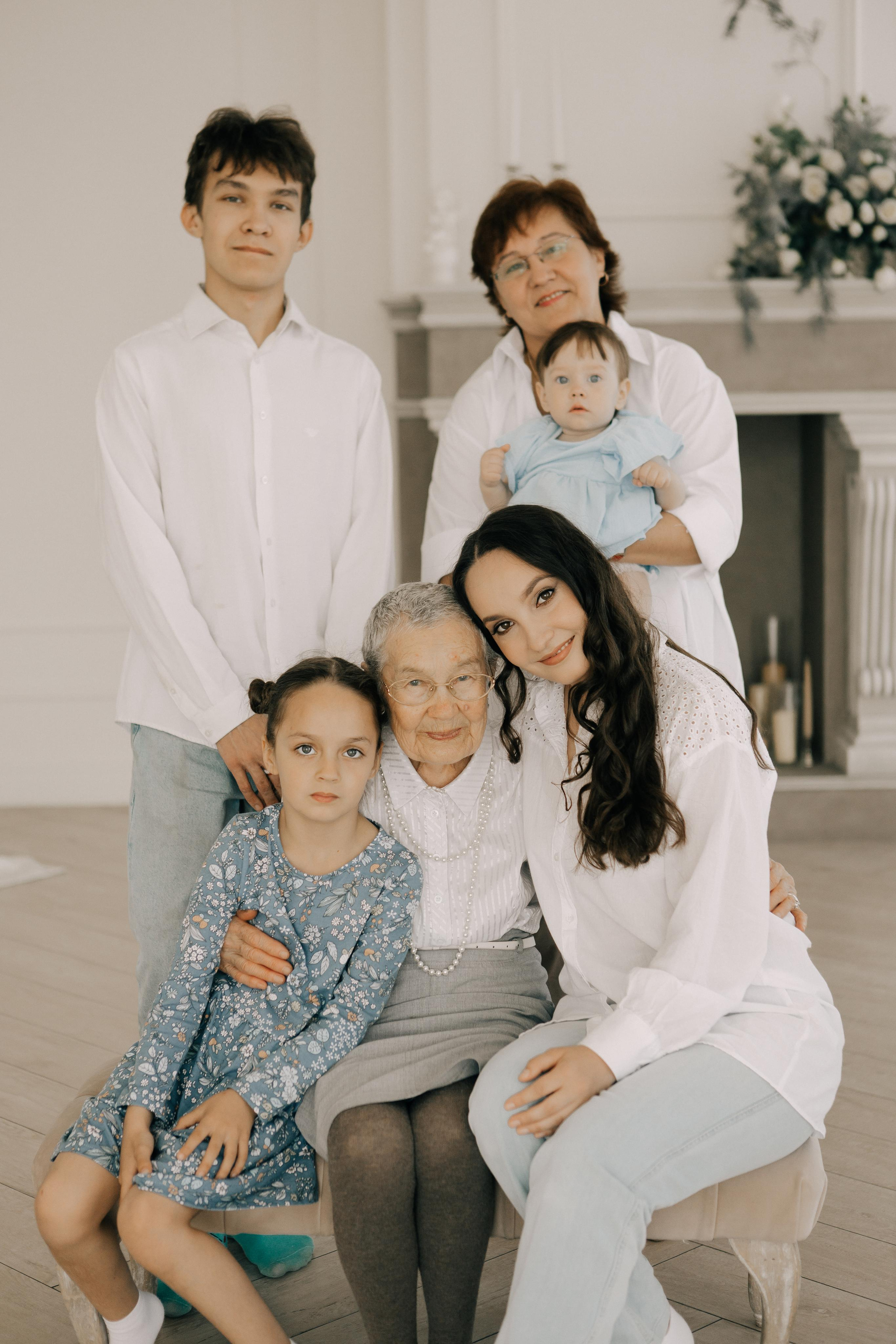 Большая семья на фотосесии. СВАДЕБНЫЙ ФОТОГРАФ ЧЕЛЯБИНСК