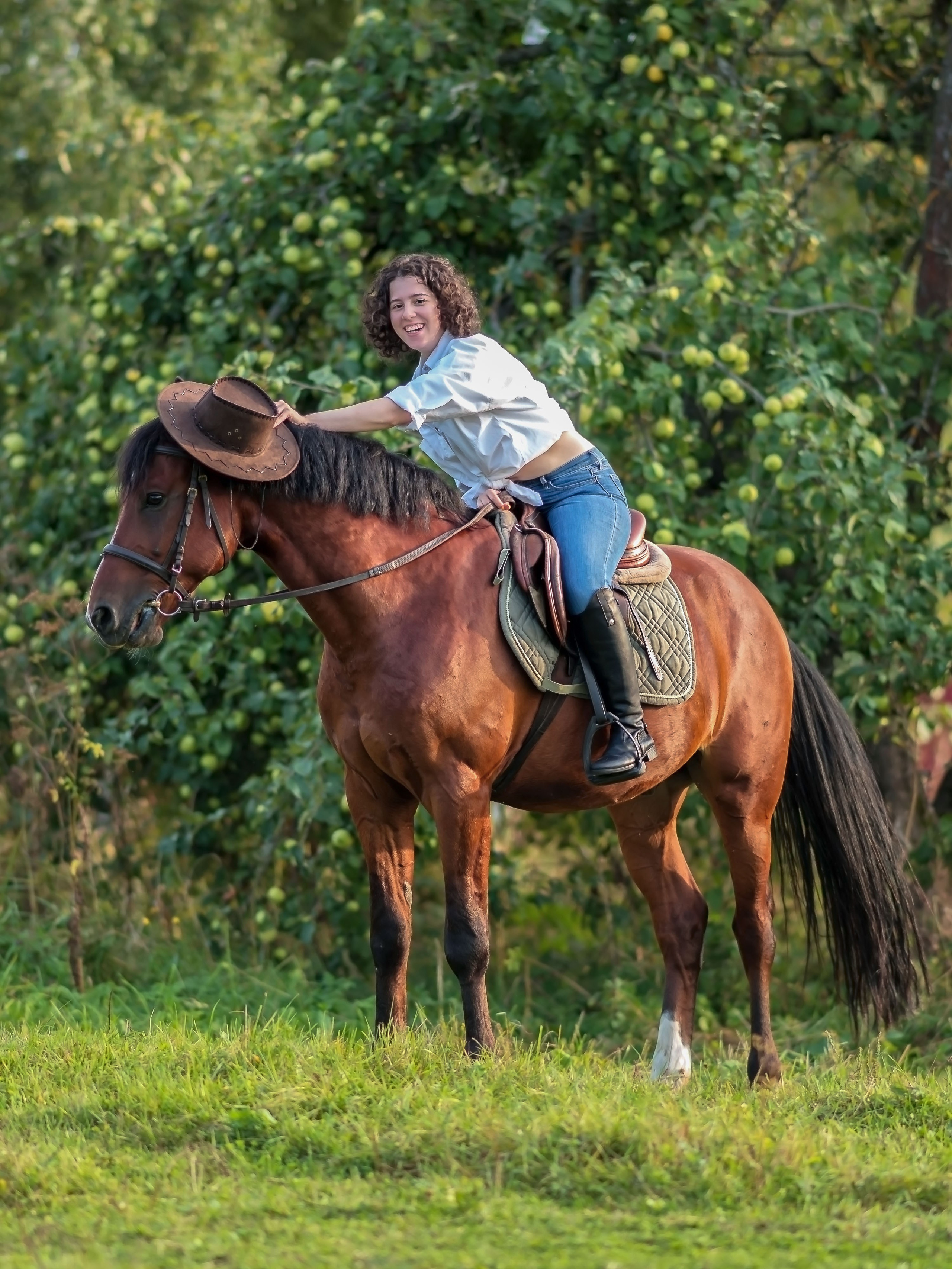 Конная фото прогулка Троицк москва