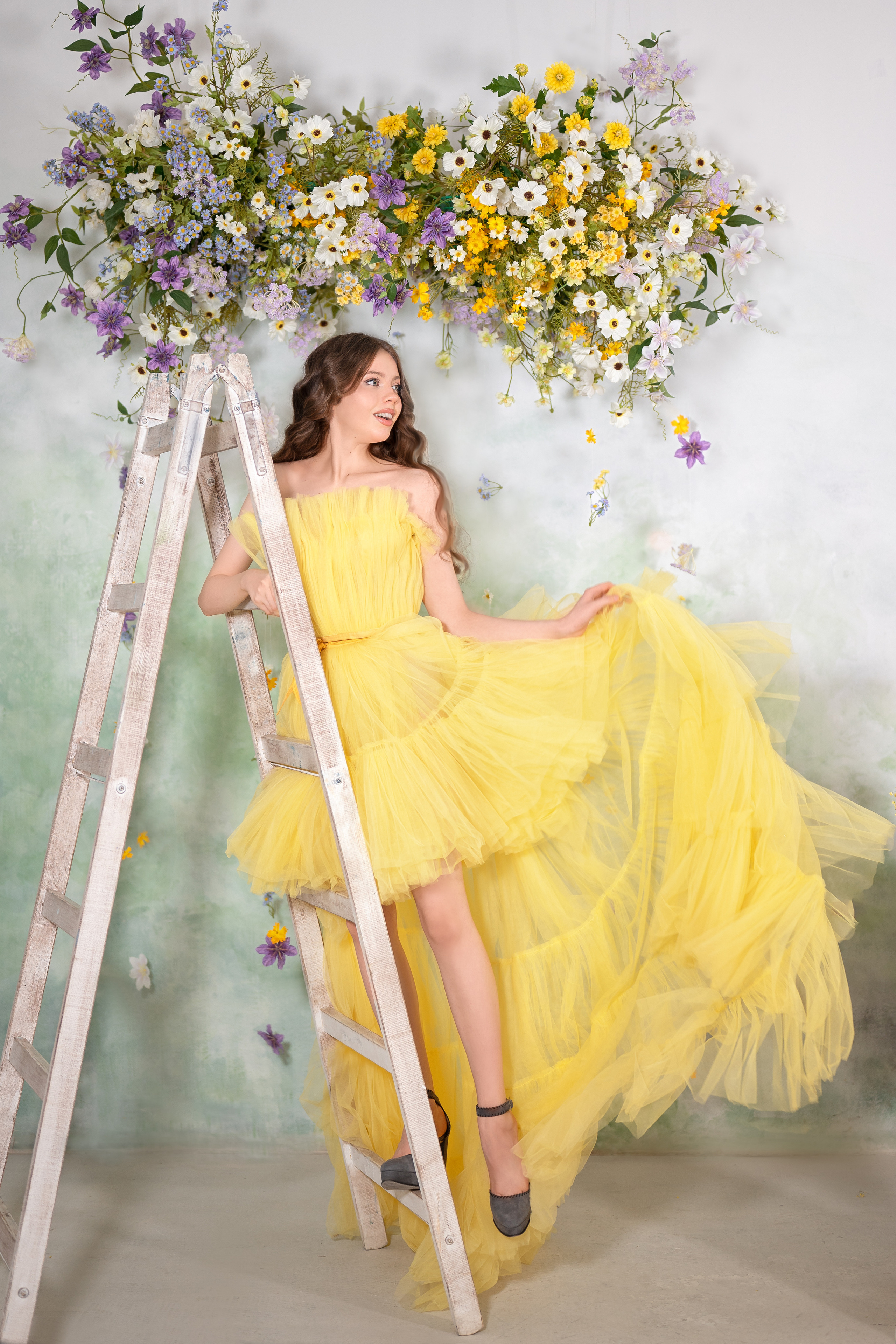 Весенняя фотосессия в студии. Фотограф Елена Сасс Москва