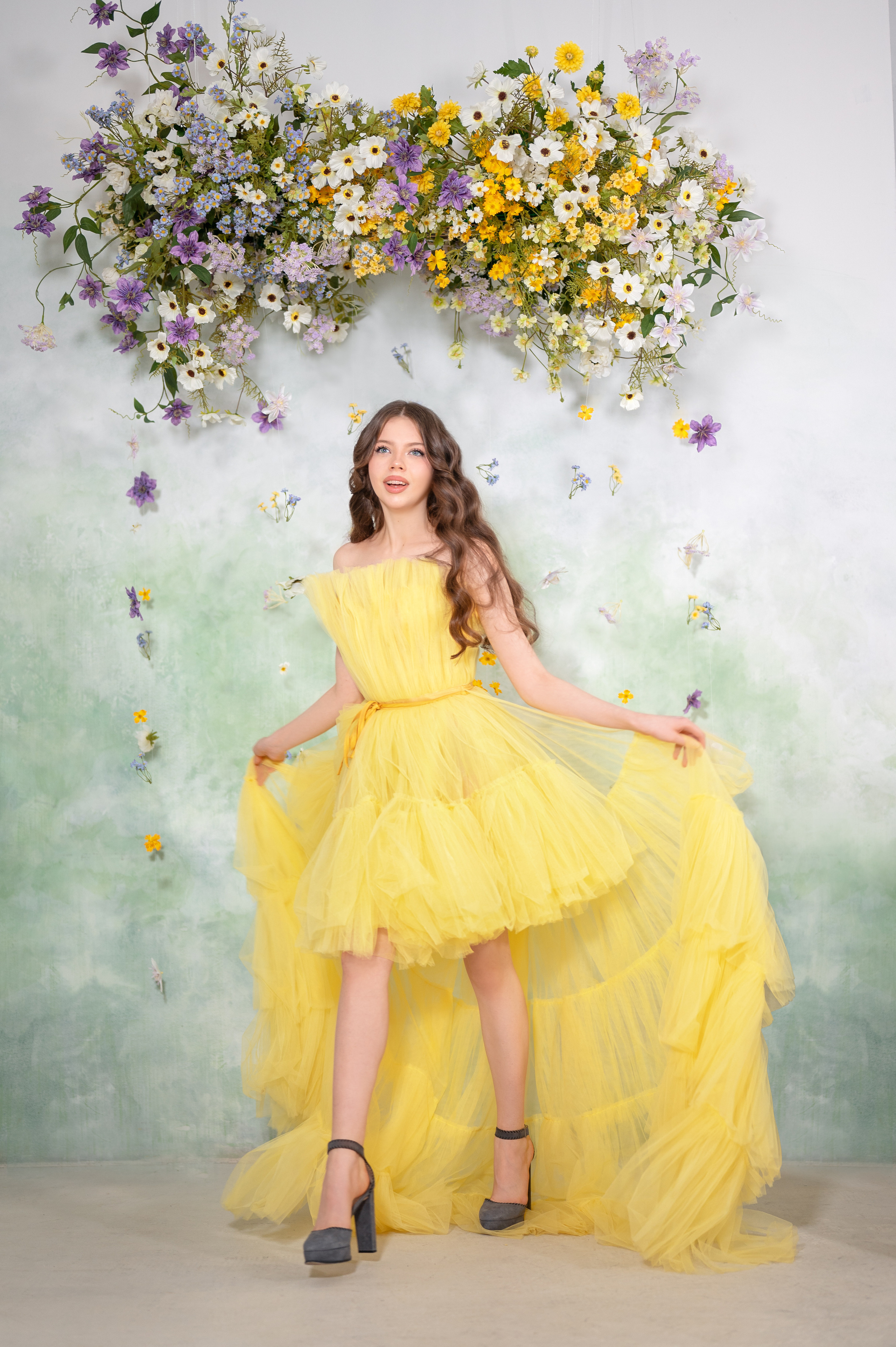 Весенняя фотосессия в студии. Фотограф Елена Сасс Москва