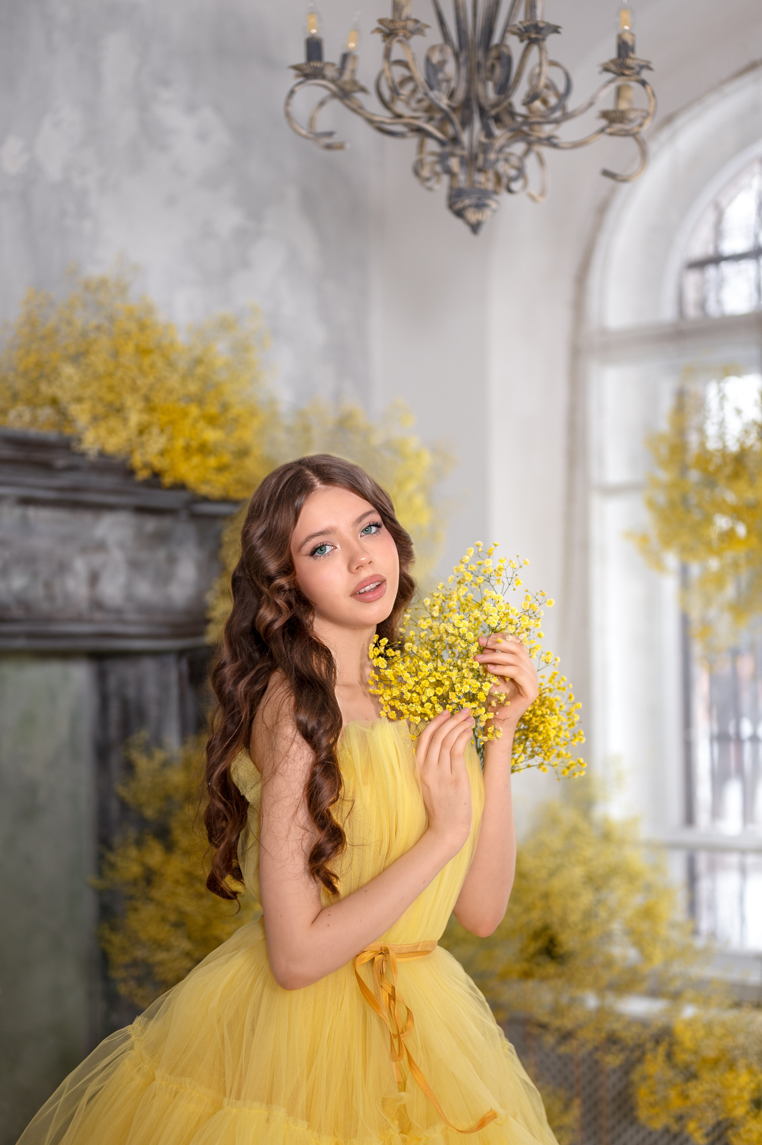 Весенняя фотосессия в студии. Фотограф Елена Сасс Москва