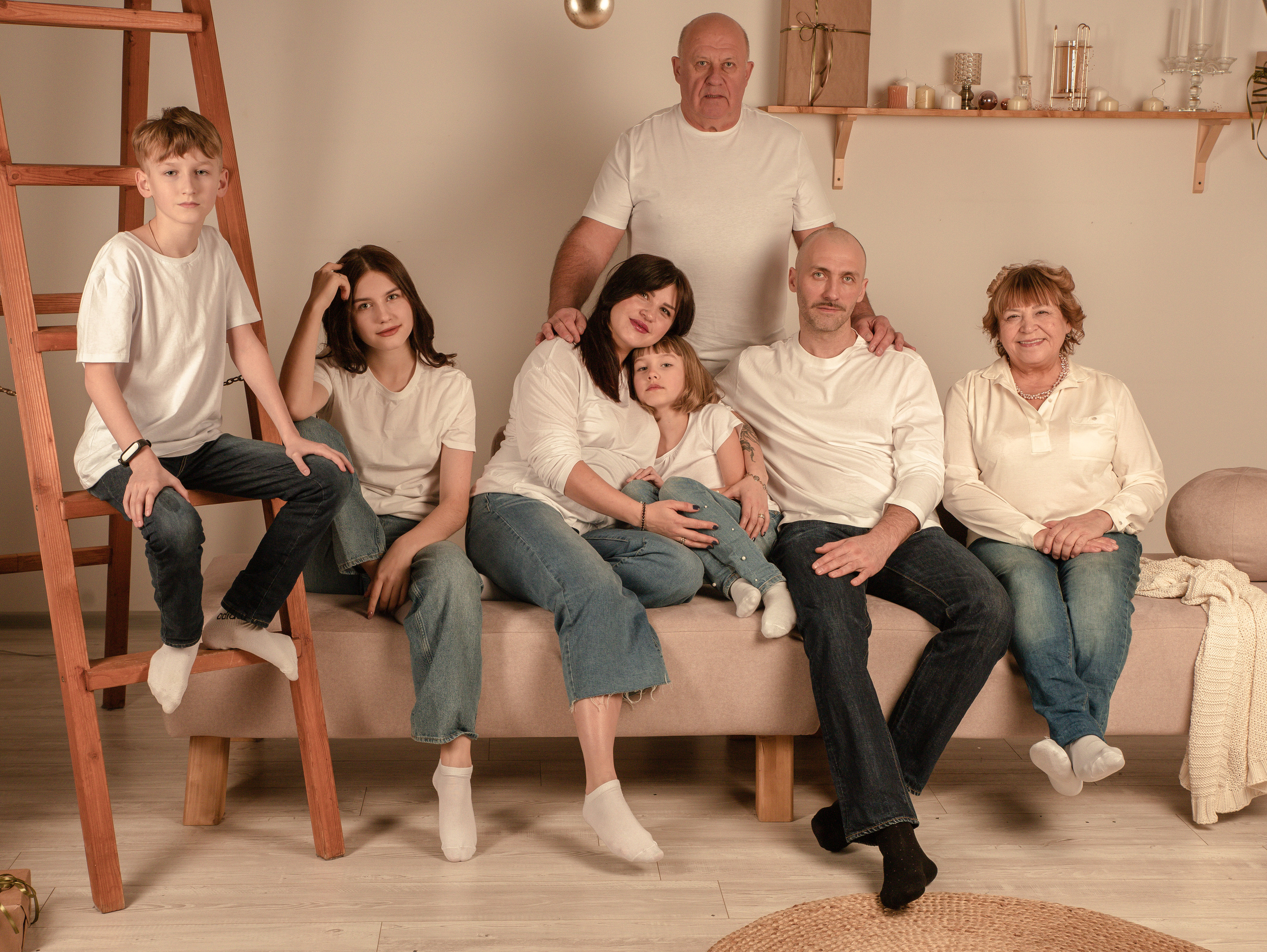 Большая семья (студия Twincle). Фотограф в СПб и ЛО Татьяна Кучерова