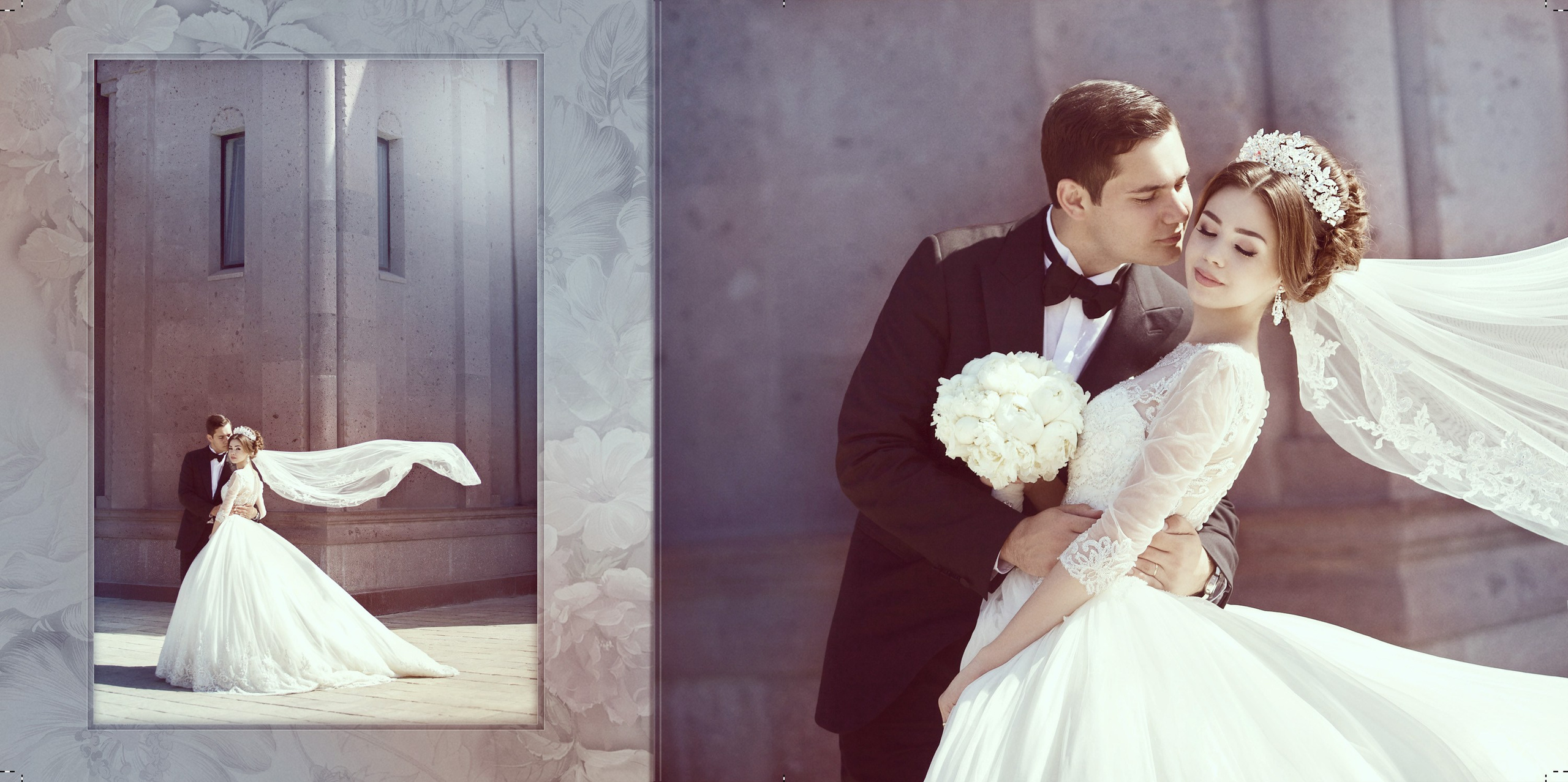 Свадебная фотокнига. Фотограф Кирсанова Наталия. Фотохудожник Наталия Кирсанова