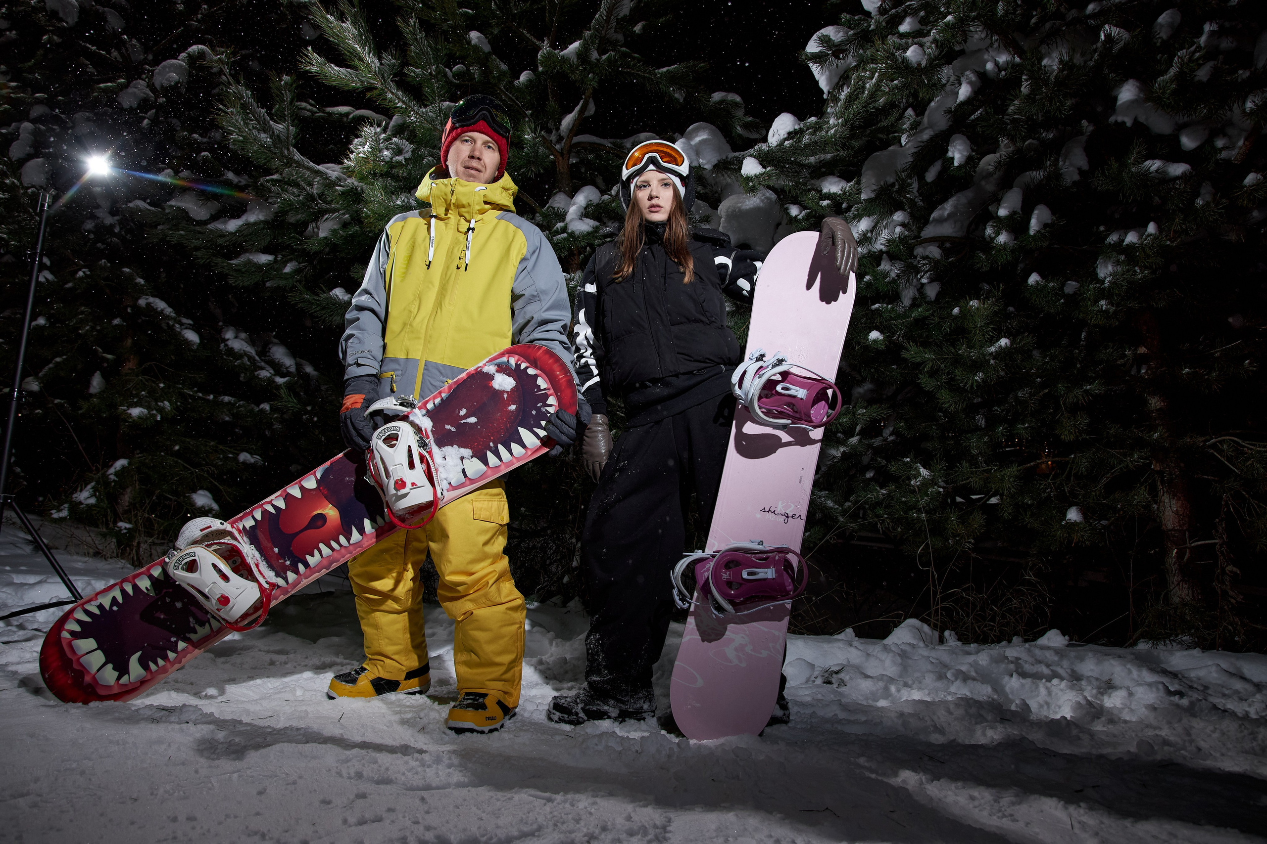 Сноубордисты. Фотограф Алексей Яковлев