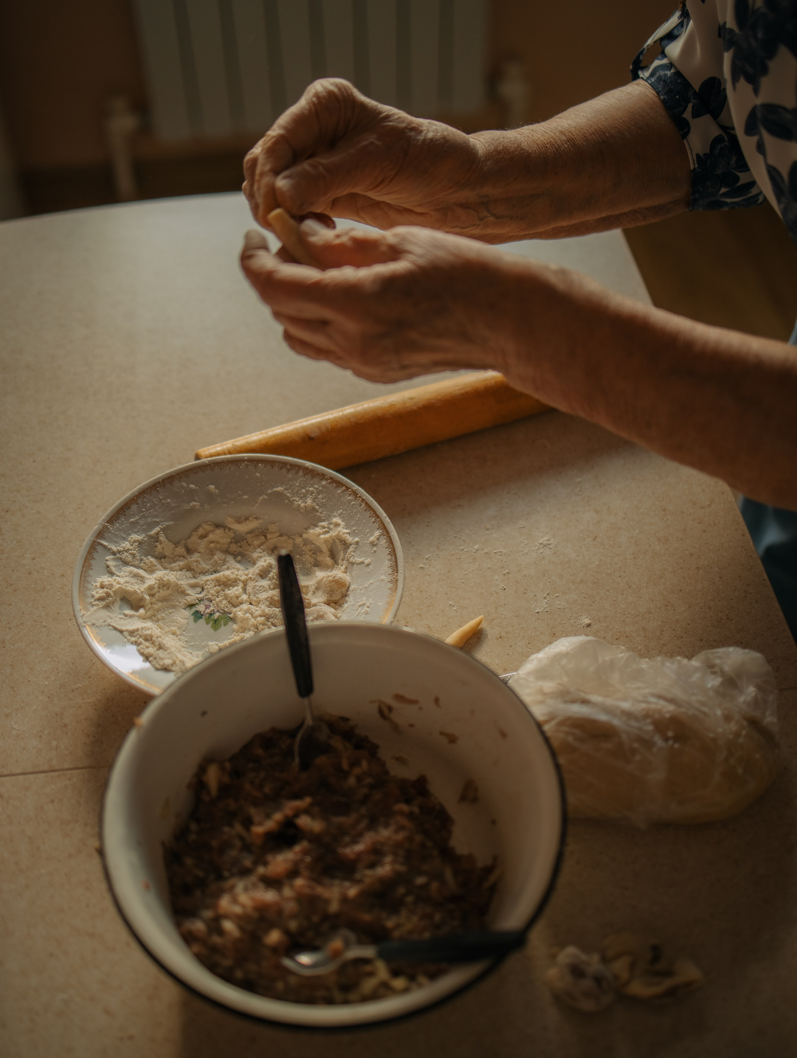 Традиционные пельмени у прабубушки. Фотограф Углич и Ярославль Ольга Тятюшкина