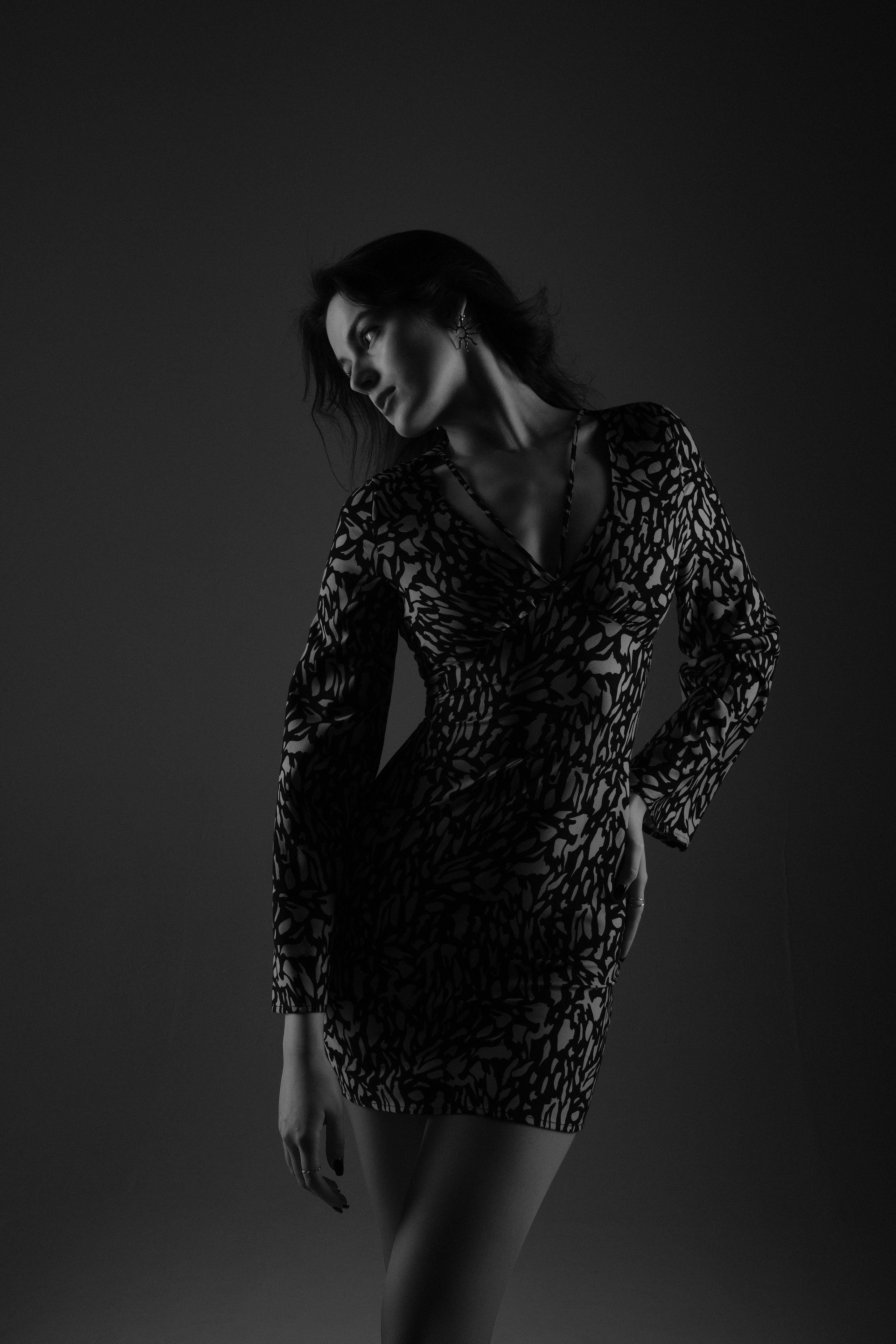 Женский студийный портрет. Портретный фотограф в Москве Александр Денисов