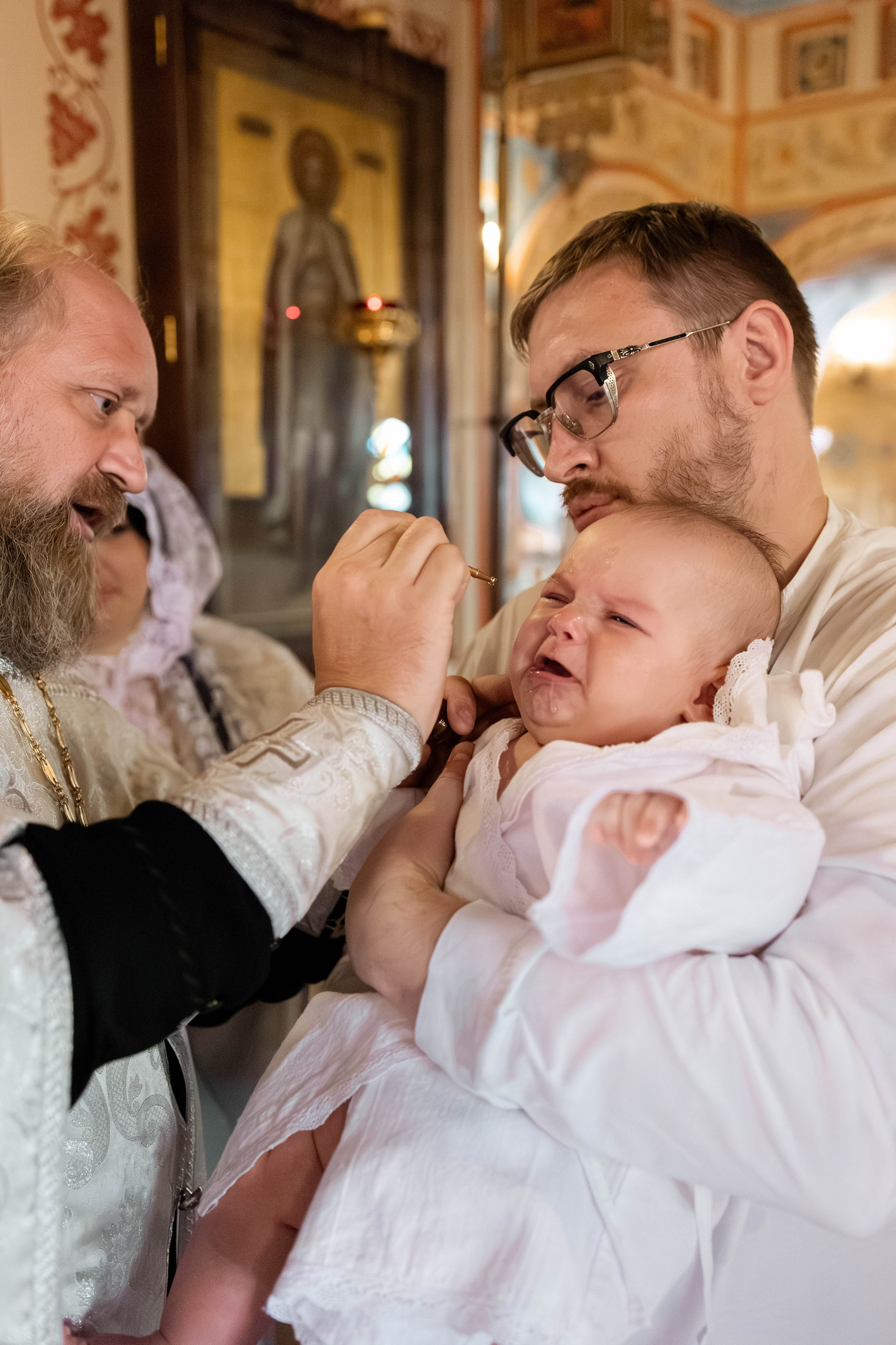 Таинство Крещения Евгения. Фотограф новорождённых Newborn Москва