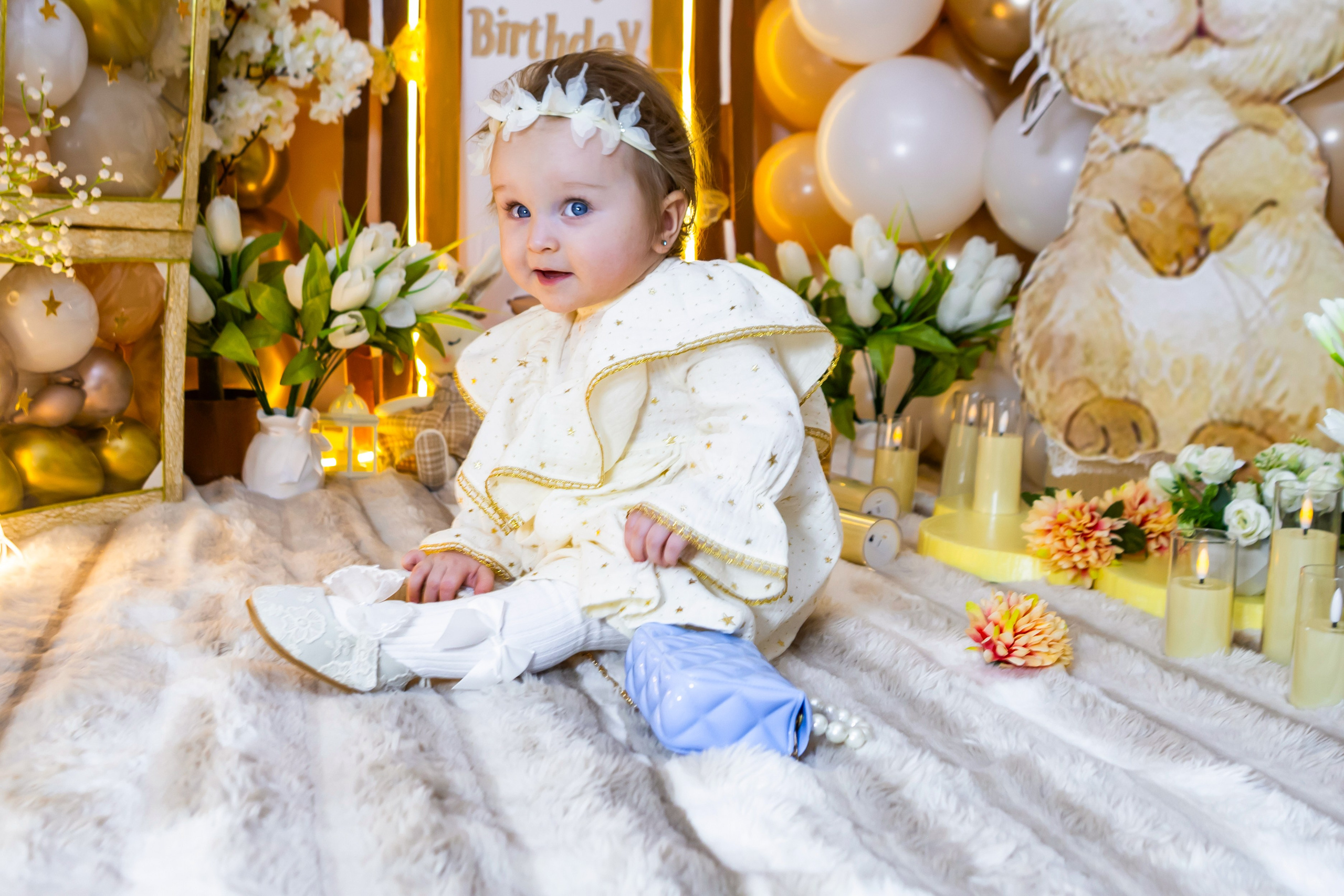 Малышка зайчик. Детская фотостудия «Чудо малыш»