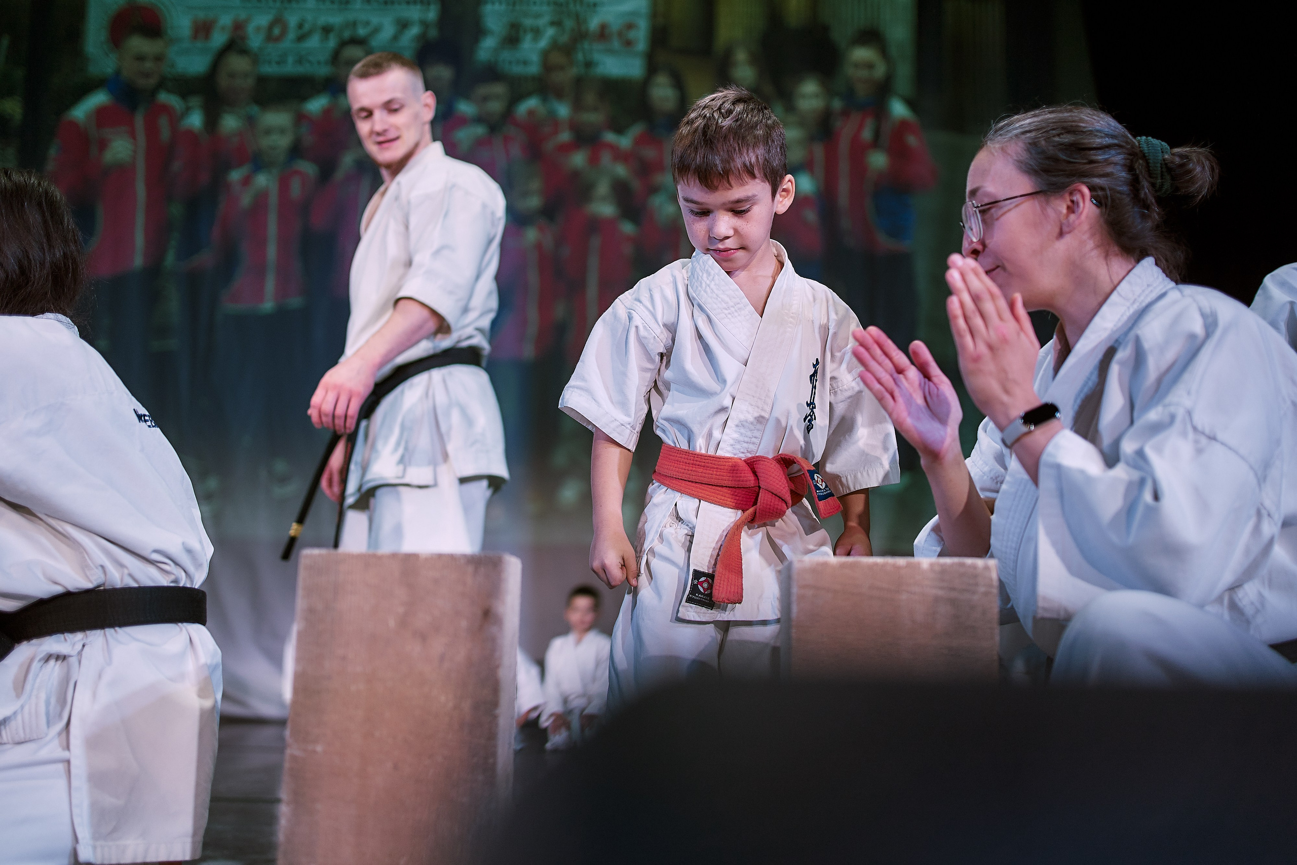 Репортаж награждения по дисциплине киокушин каратэ. Репортажный фотограф Ирина Курманаева