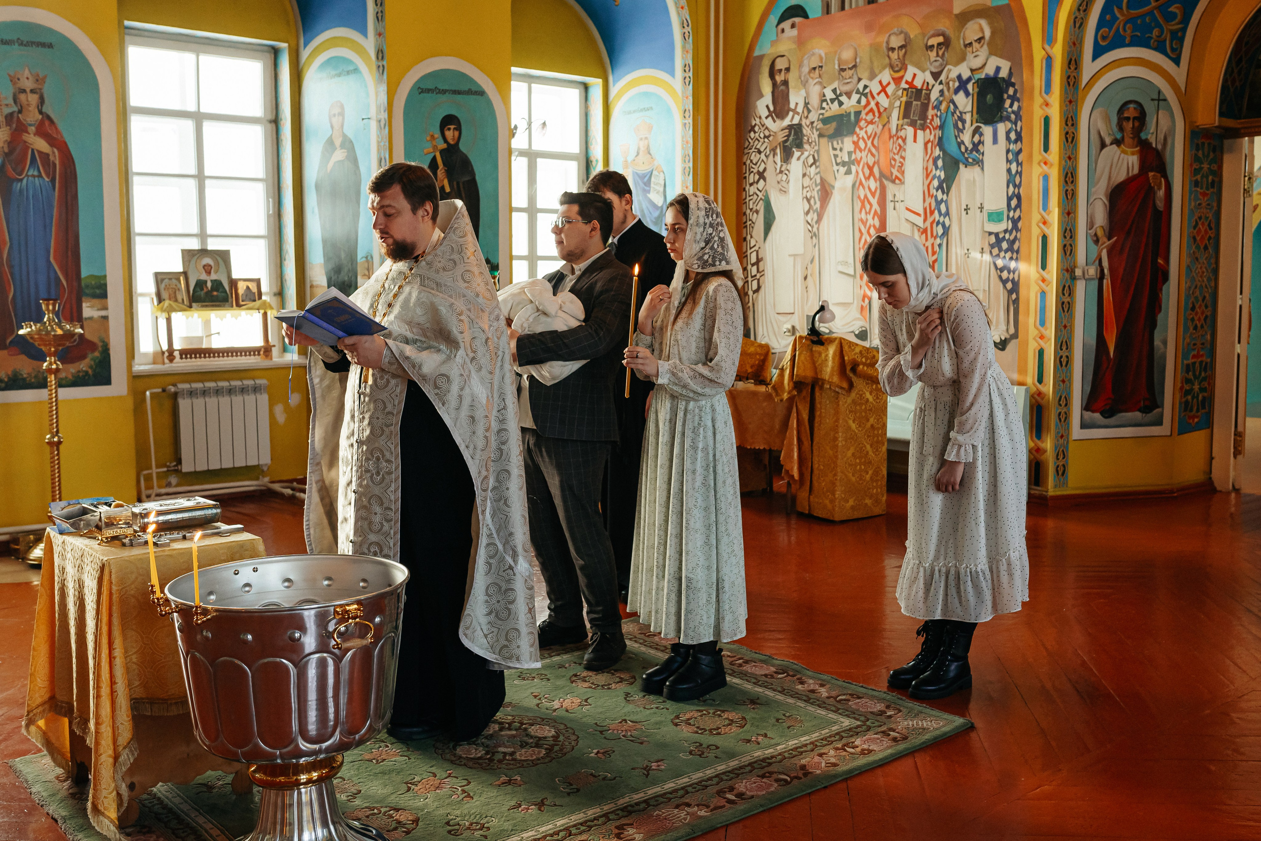 Фотосъемка крещения. Фотограф Ким Наталья в Красноярске