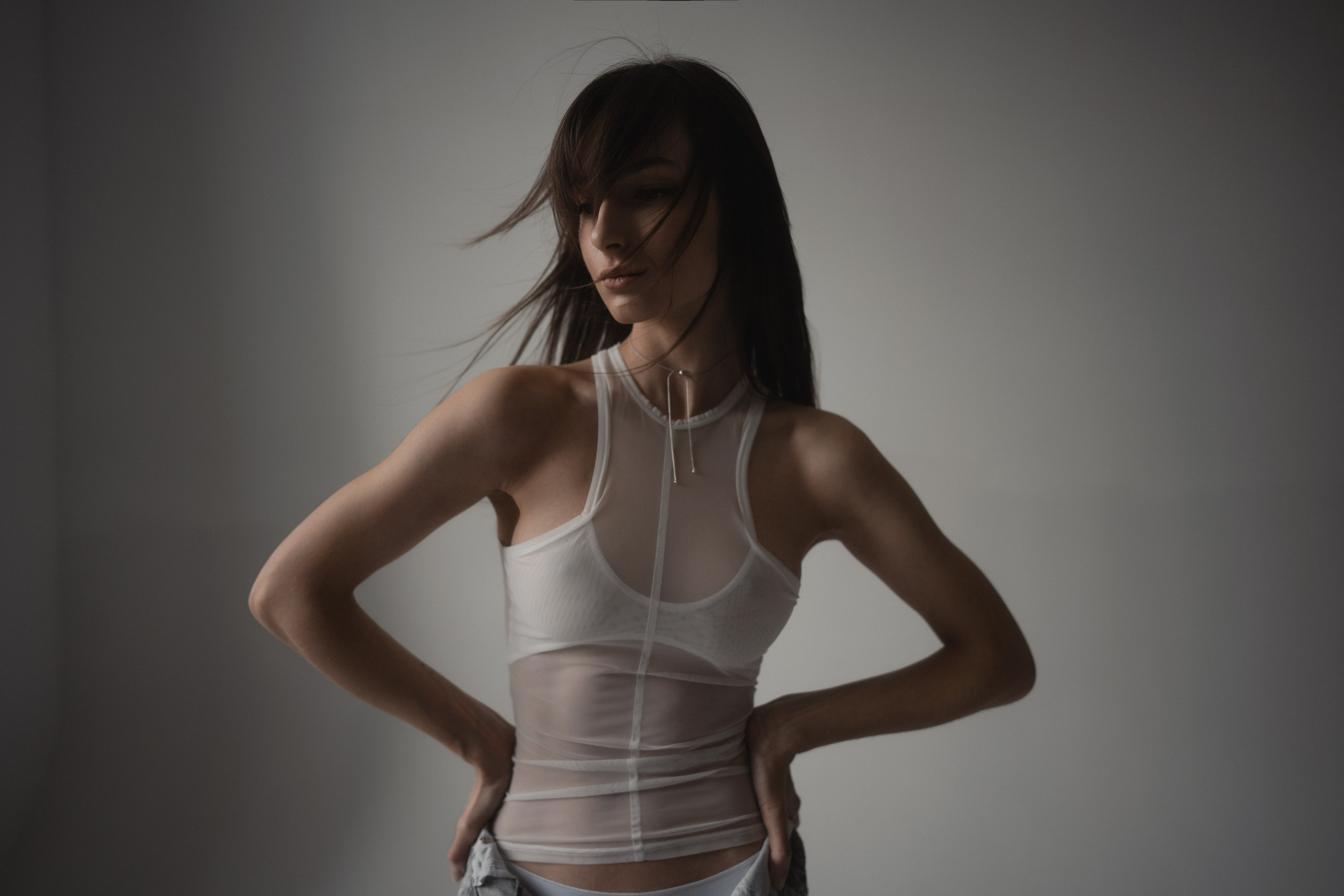 Фотосессия на циклораме с Ириной в студии DeLight