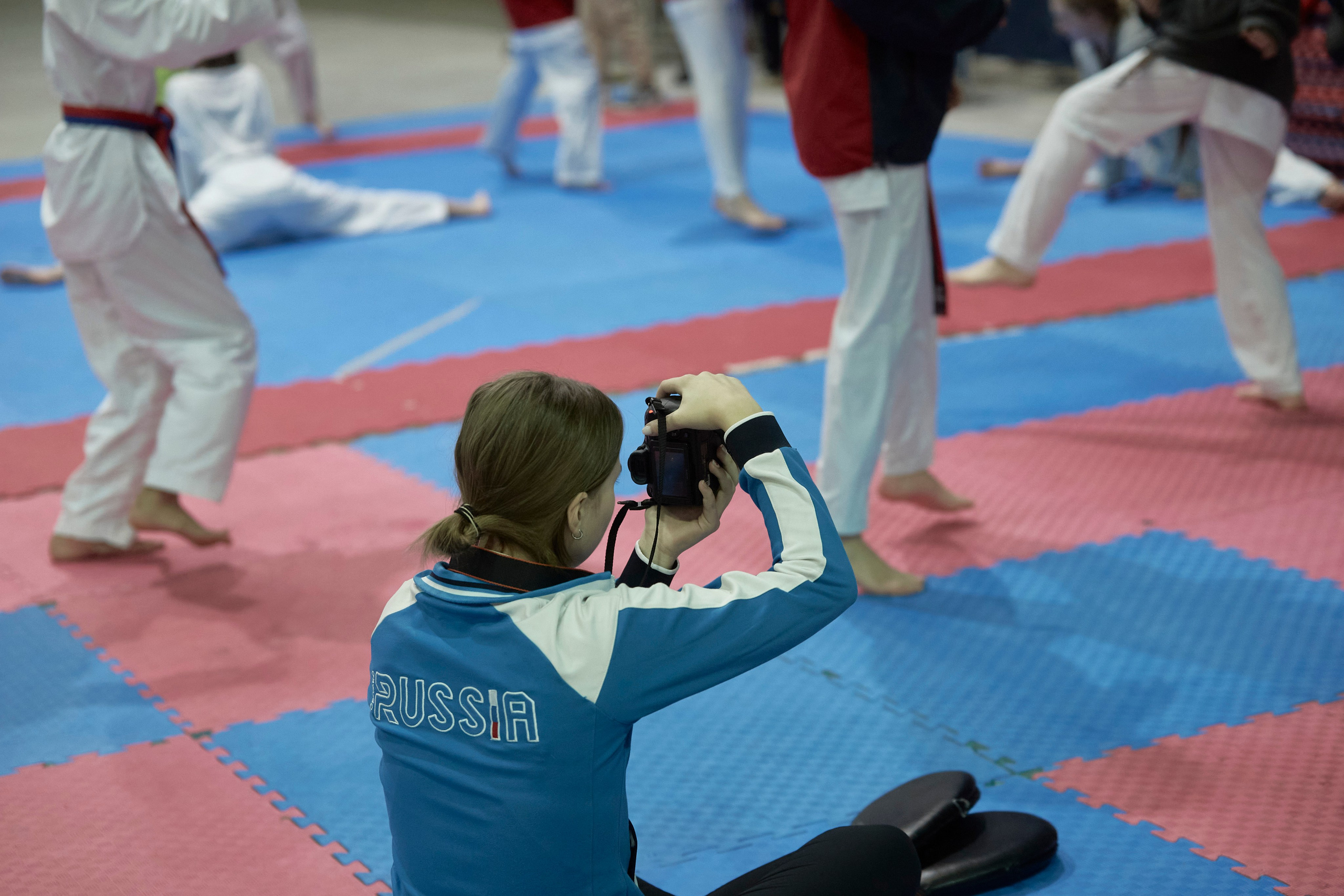 Taekwondo kids. Фотограф Наталья Леонова