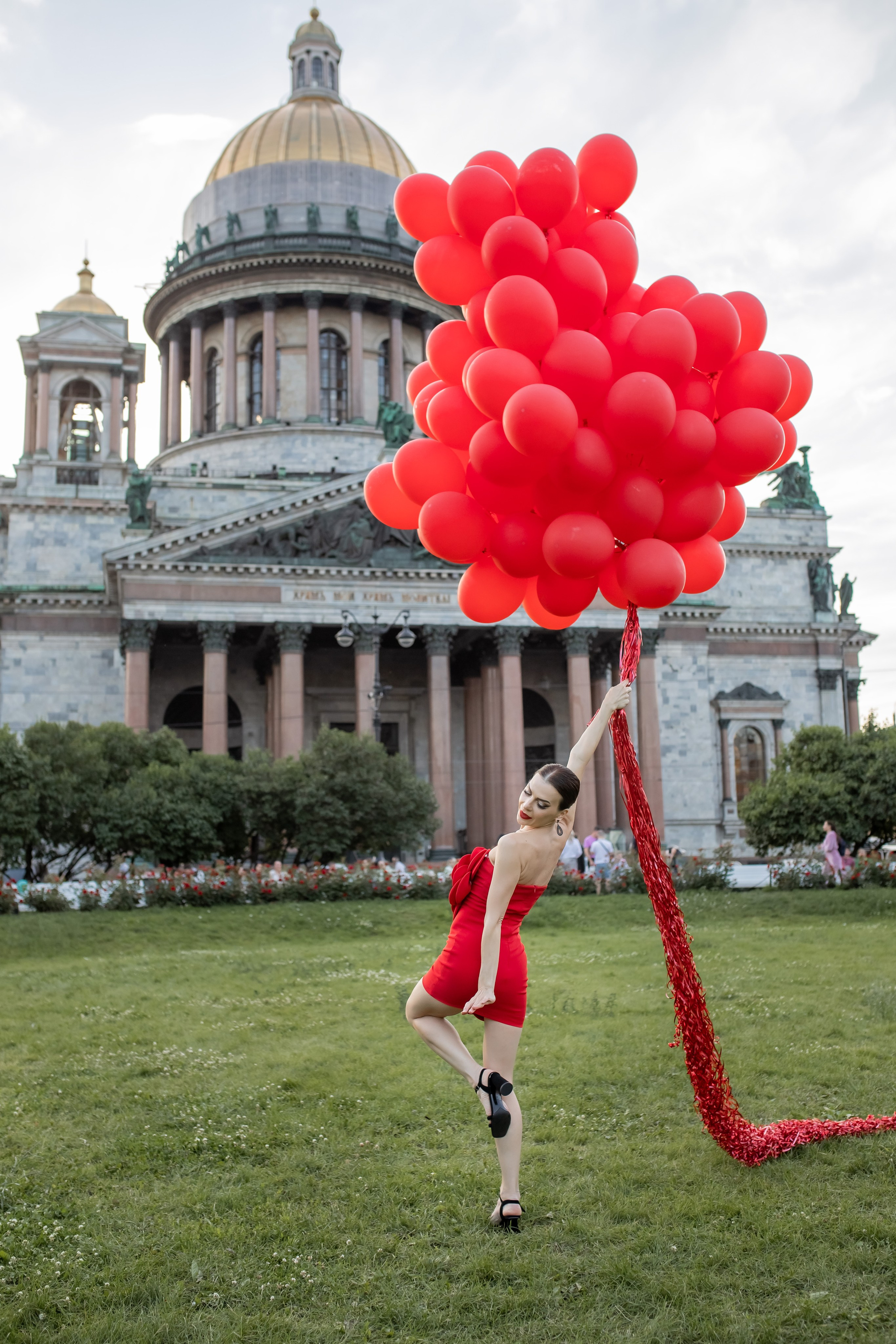 Творческая съемка с воздушными шарами. Татьяна. Свадебный и семейный фотограф в Колпино и СПб Юлия Папанова