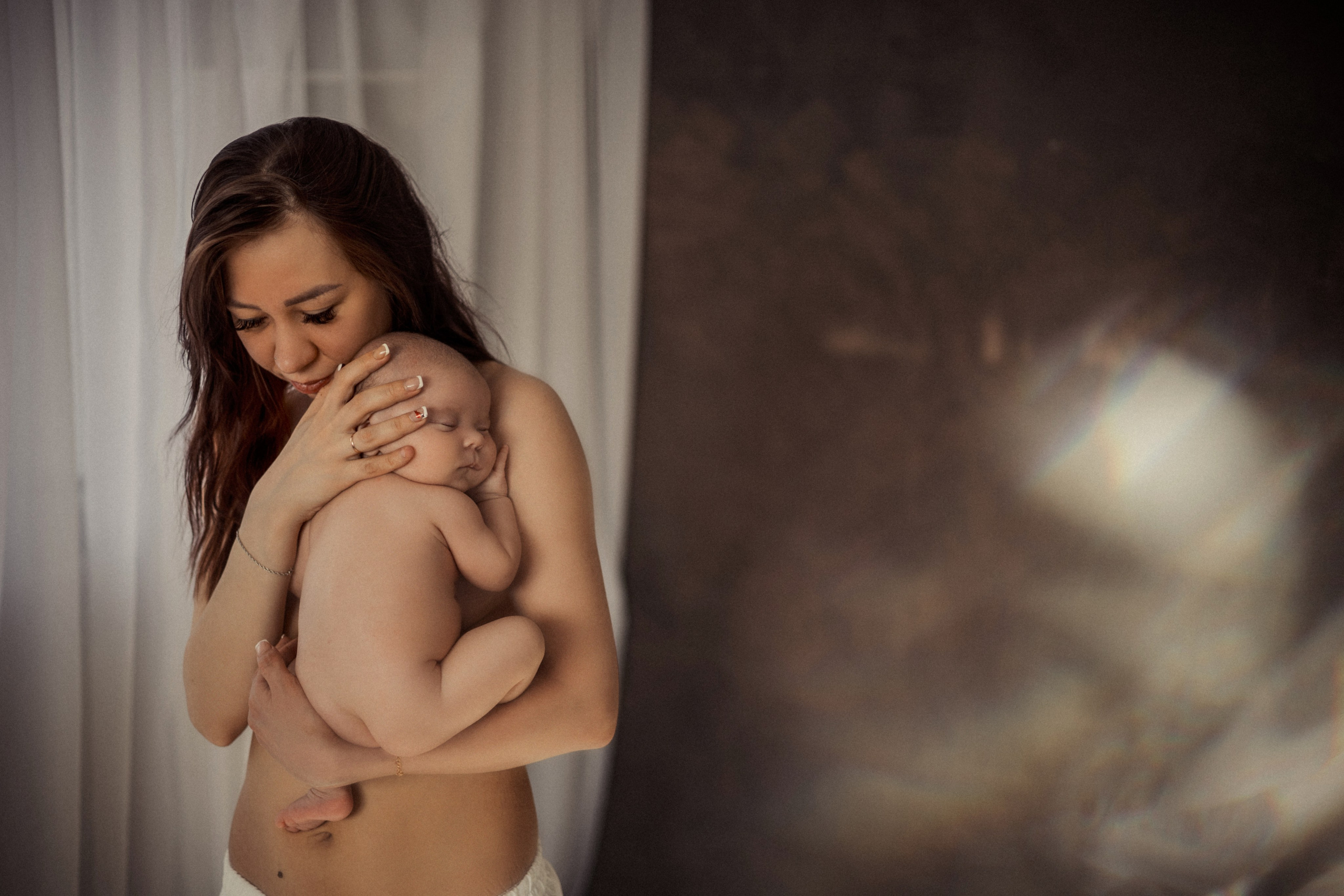 Мама и малыш. Фотограф новорождённых Екатерина Боброва. Ульяновск