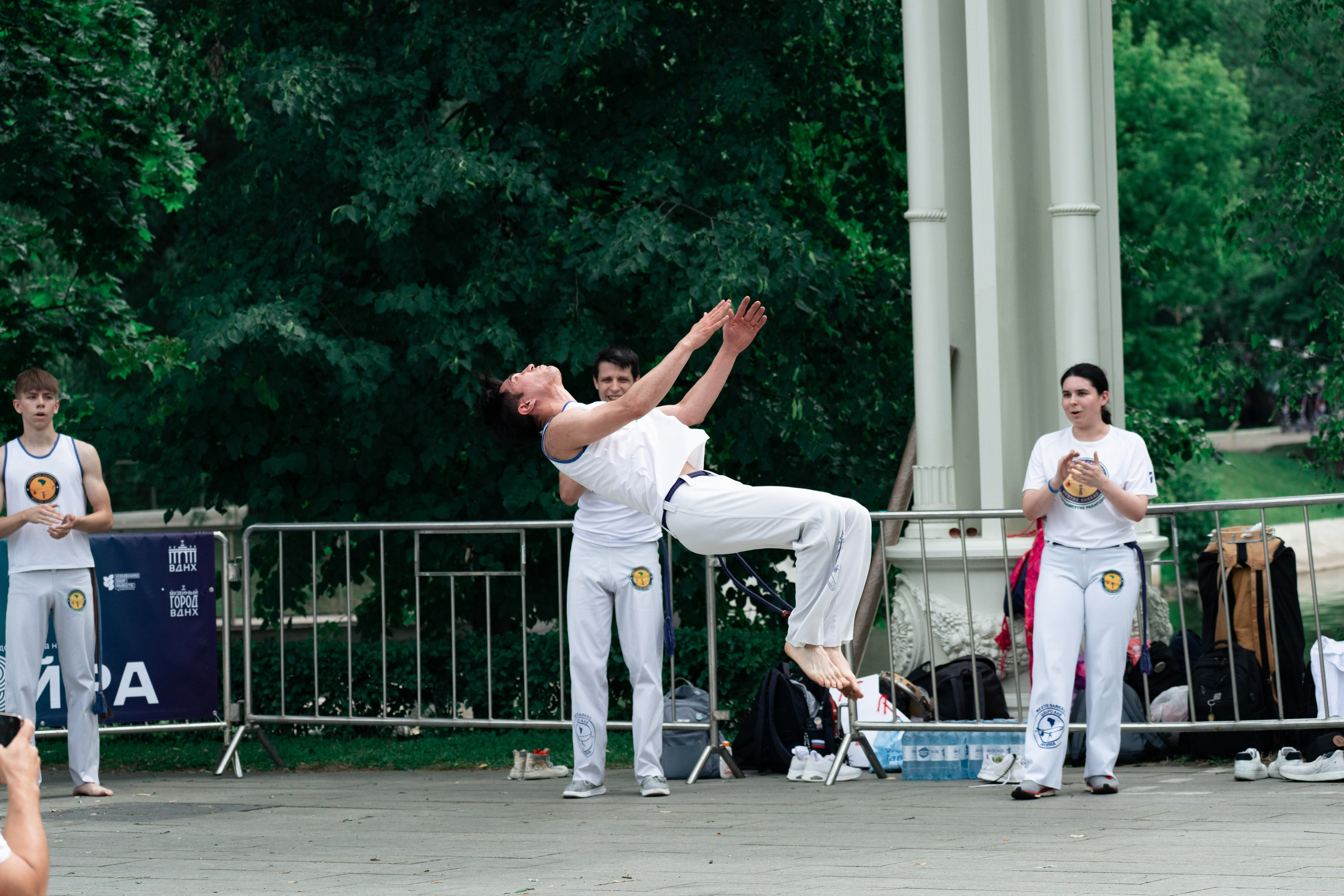 Открытый класс AXE Capoeira на фестивале неолимписких видов спорта на ВДНХ 2025 г:. Фотограф в Москве Ткаченко Владимир