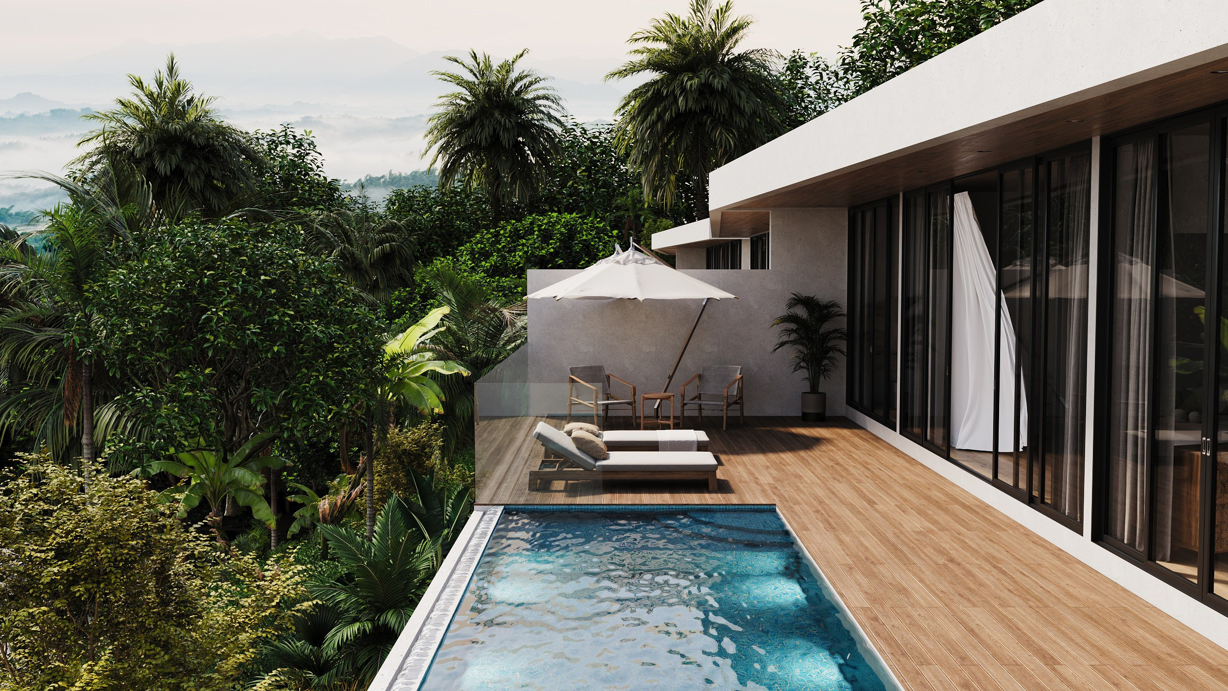 Комплекс из 10 вилл на Бали. Евгений Пырков — 3d визуализатор интерьеров и экстерьеров России
