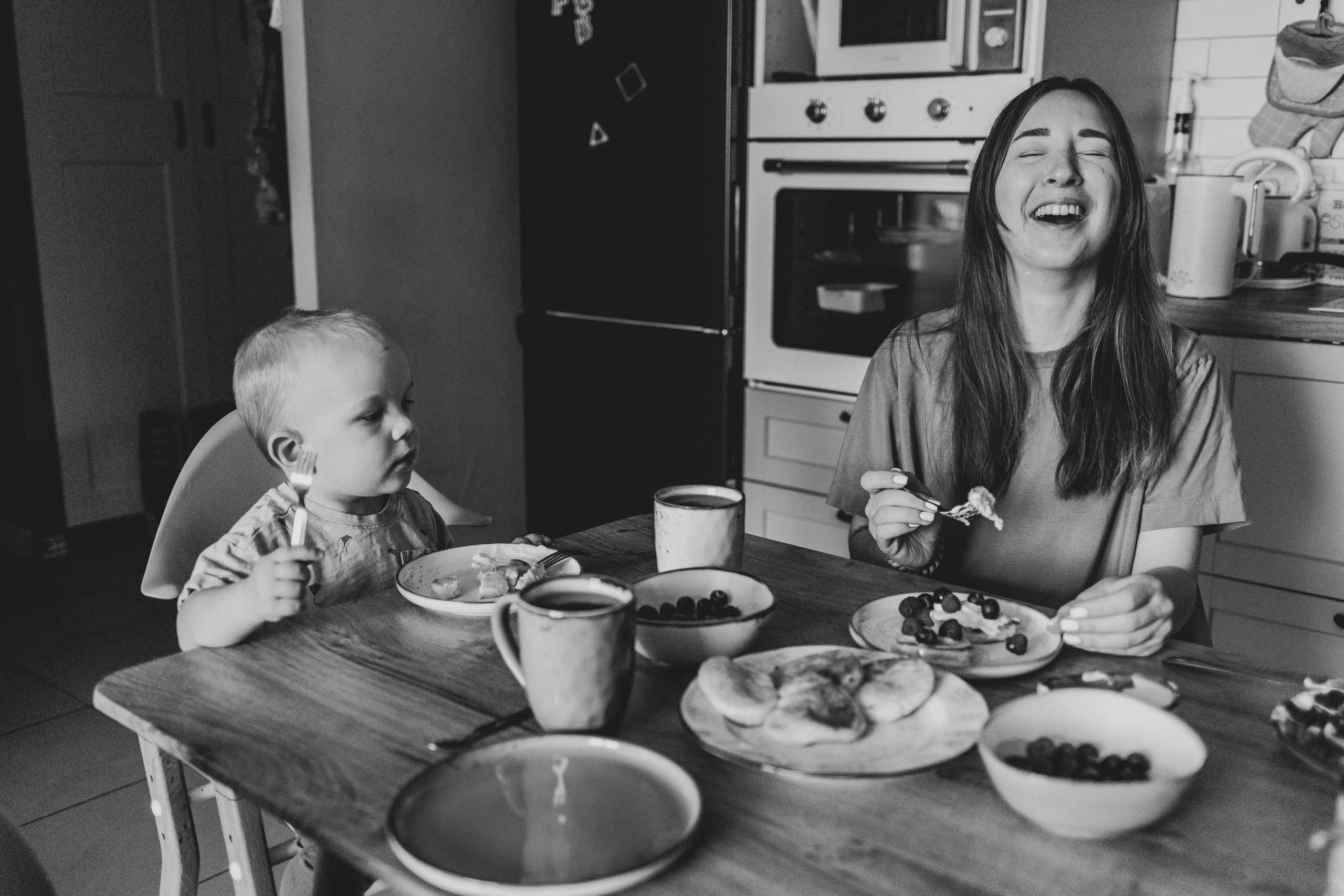 На завтраке!. Семейный фотограф Юлия Клишина
