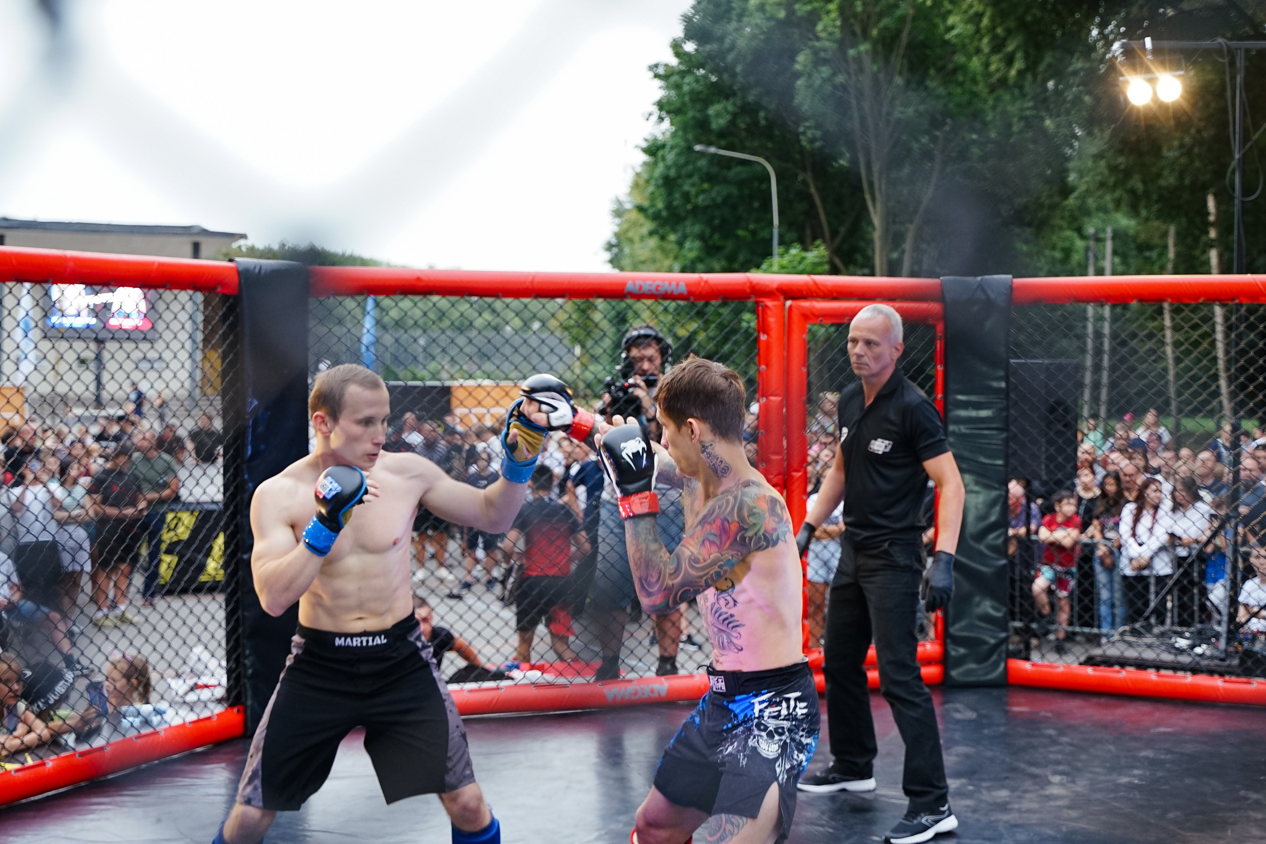 Вечер боев в ЦПКиО. Фотограф Надежда Погребняк | Рязань | Москва