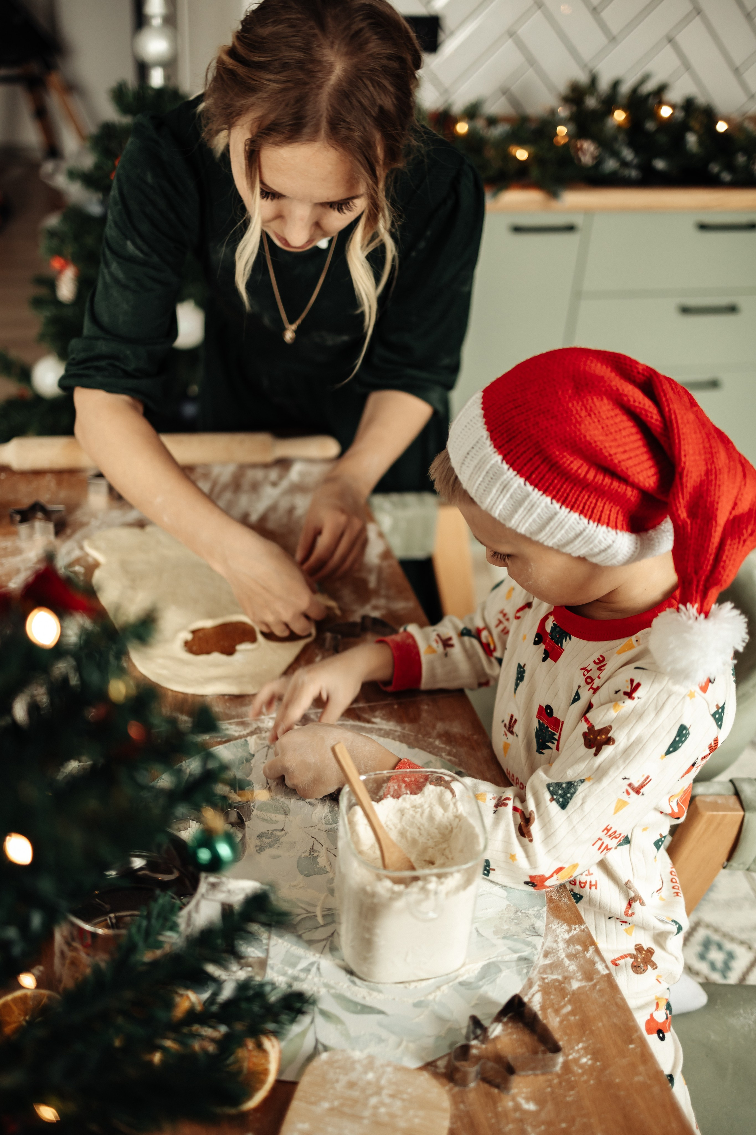 Новогодняя съёмка Валерии и её чудесных сыновей. Семейный и детский фотограф в Москве Маргарита Сереброва